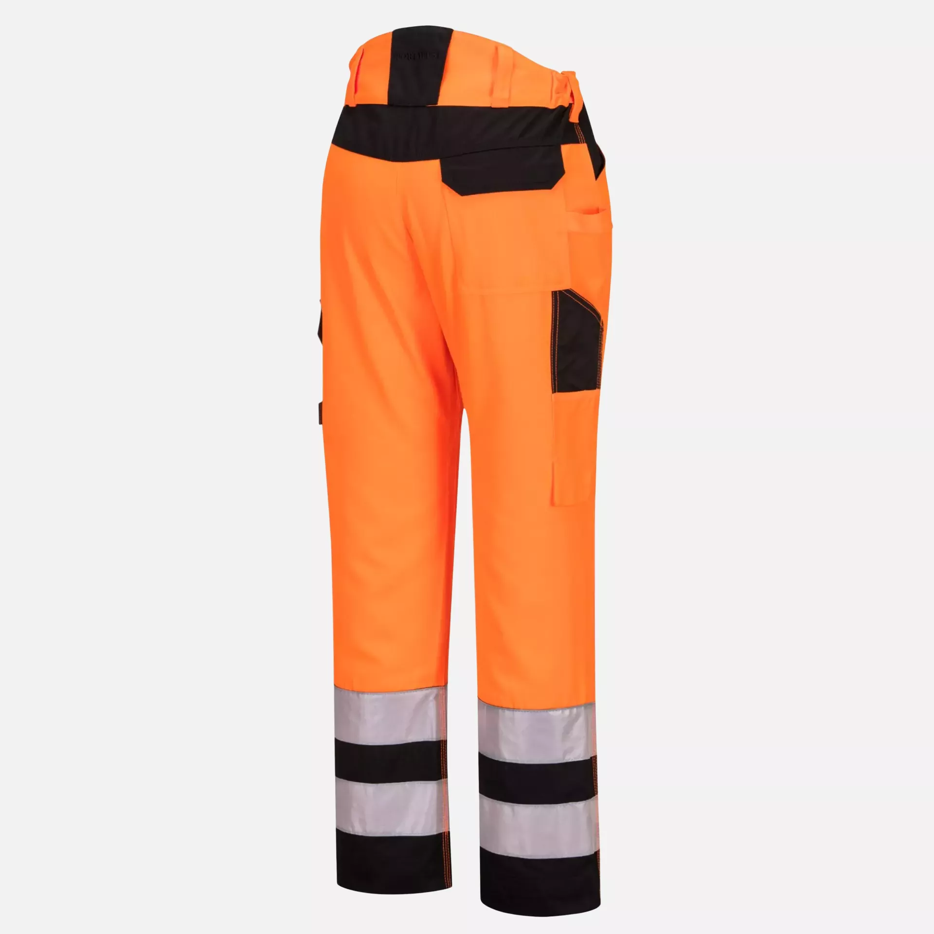 Portwest PW241OBR, PW2 Hi-Vis Service Trousers, Orange/Black, image 7