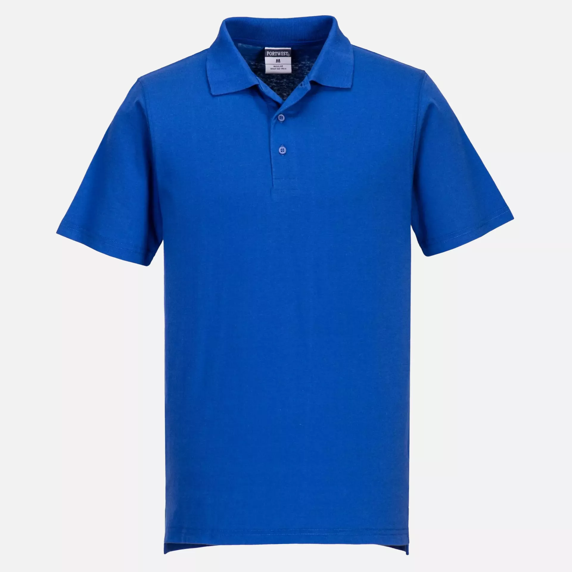 Portwest L210RBR, Lightweight Jersey Polo Shirt, Royal Blue, image 1