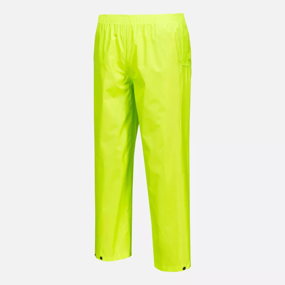 Portwest S441YER, Classic Rain Trousers, Yellow, image 3, gallery thumbnail