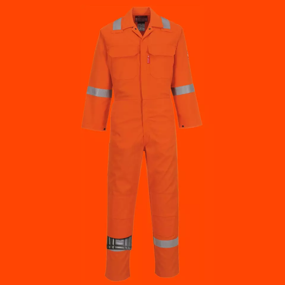 Portwest BIZ5ORR, Bizweld Iona FR Coverall, Orange, image 1, gallery thumbnail