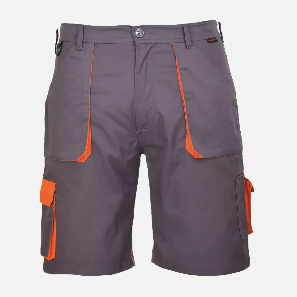 Portwest TX14GRR, Texo Contrast Shorts, Grey, image 1, gallery thumbnail