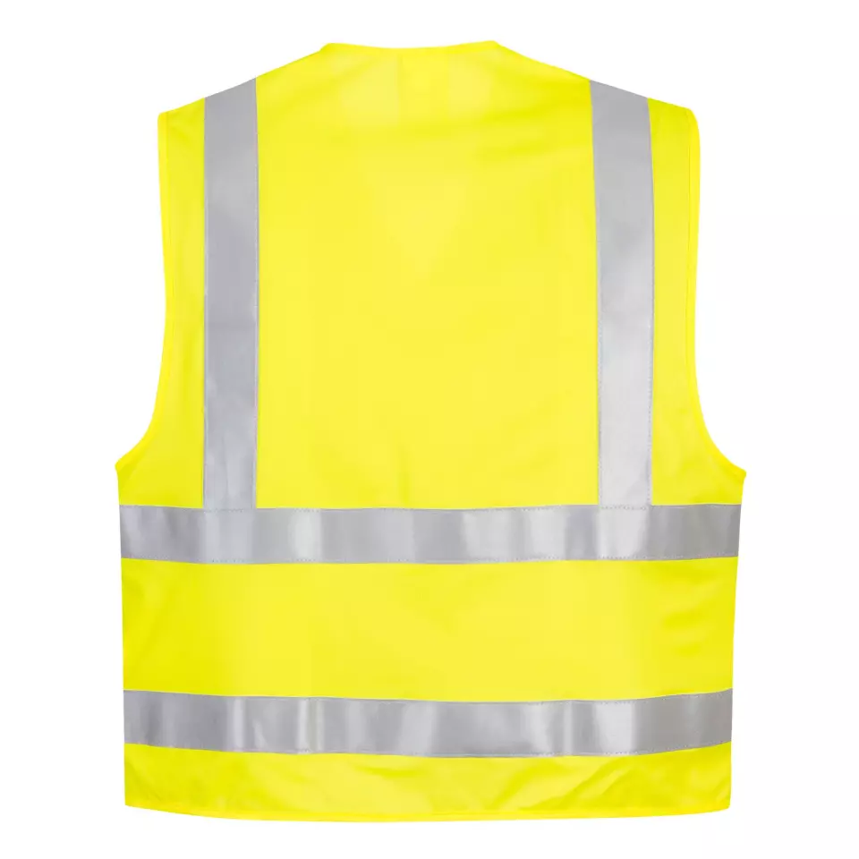 Portwest FR75YER, Hi-Vis FR Vest, Yellow, image 2, gallery thumbnail