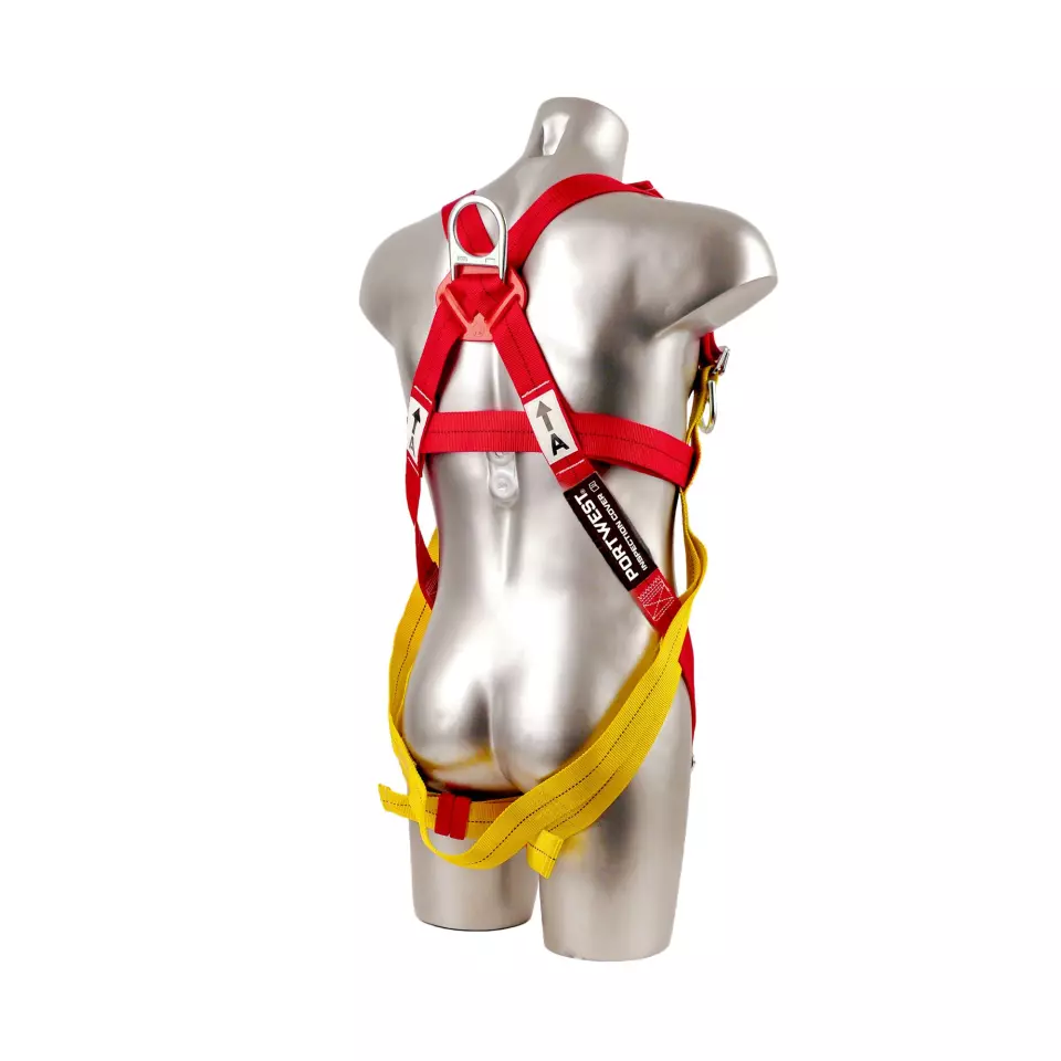 Portwest FP10RER, 2 Point Plus Harness, Red, image 3, gallery thumbnail