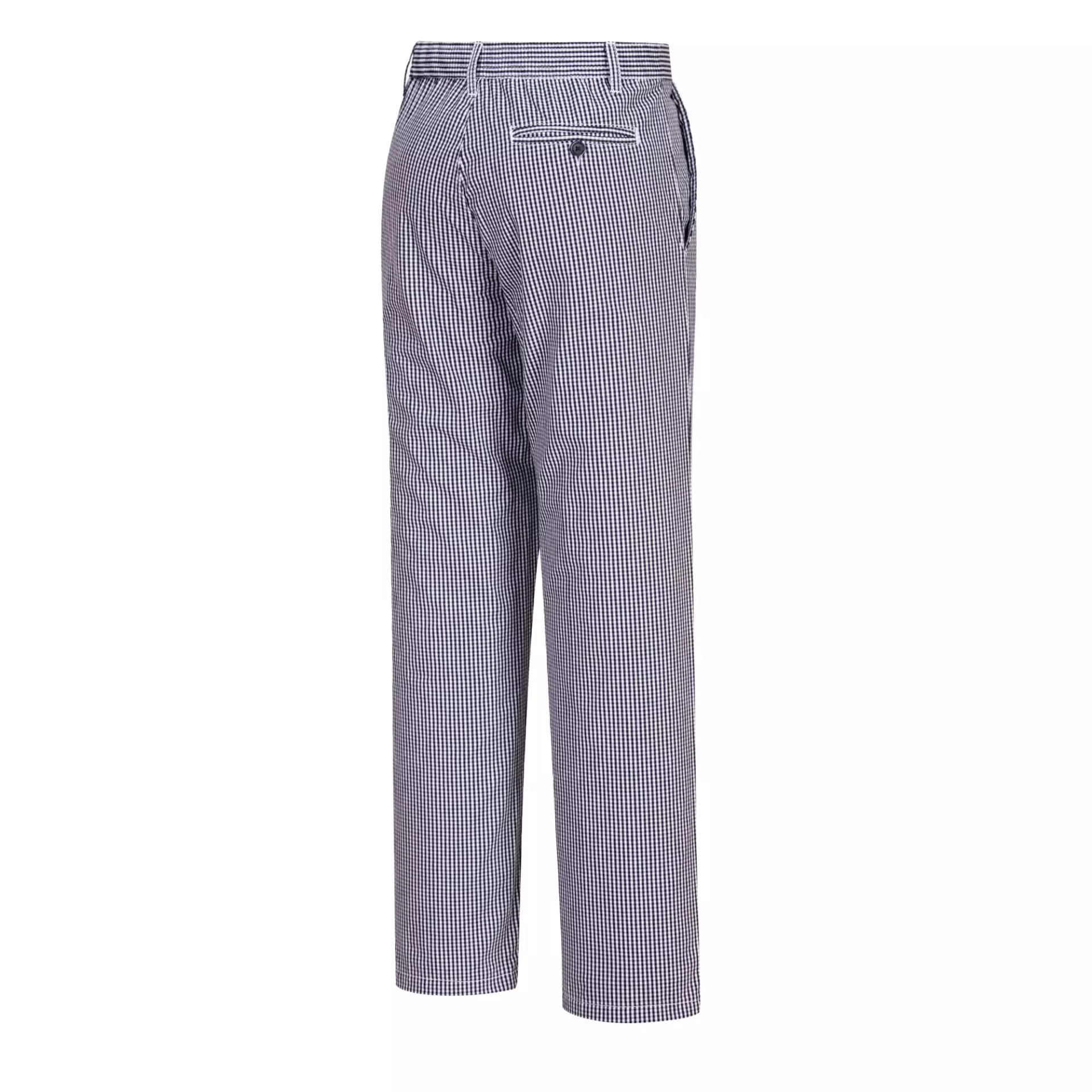 Portwest C075CHR, Chef's Barnet Trousers, Blue Check, image 4