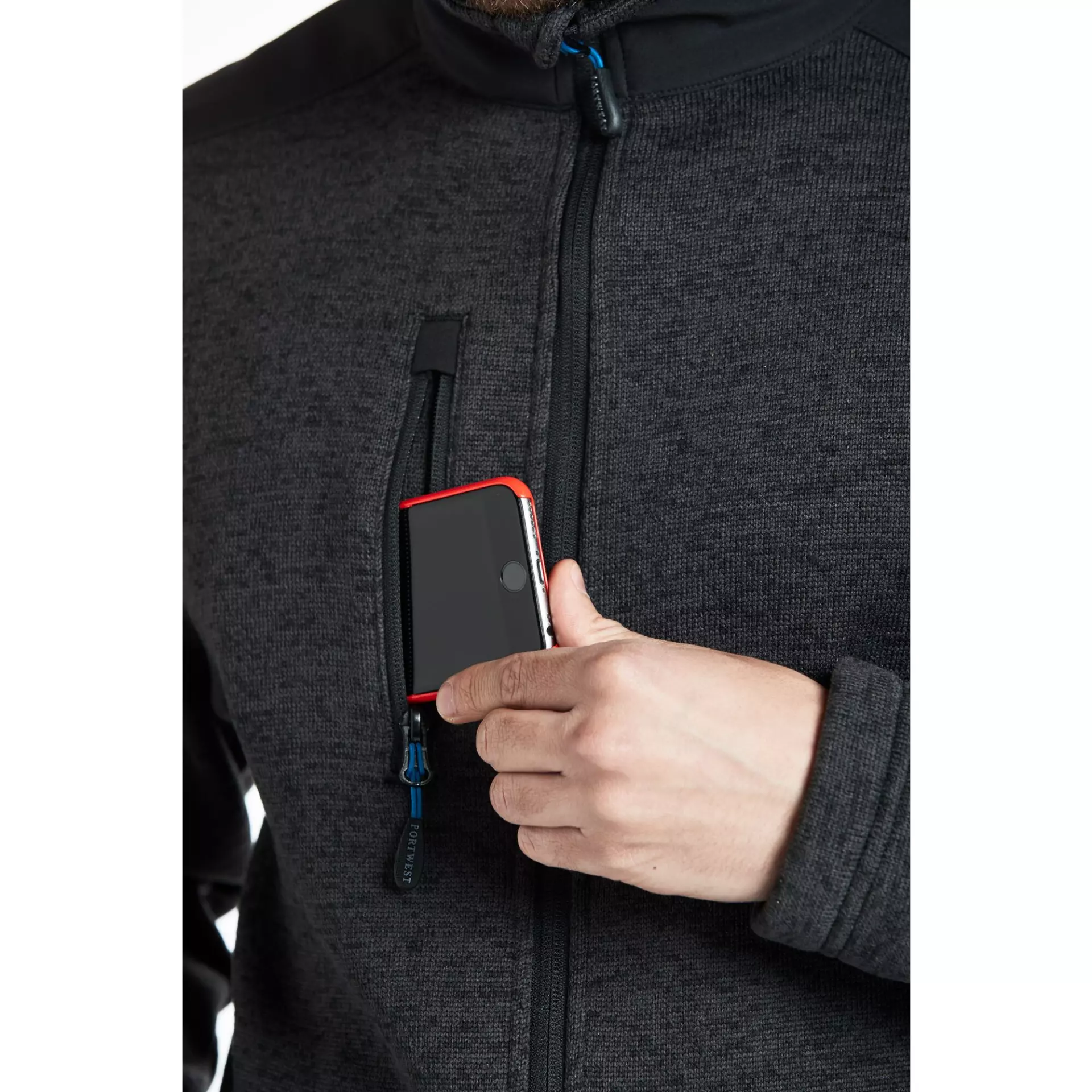 Portwest T830GMR, KX3 Performance Fleece, Grey Marl, image 4