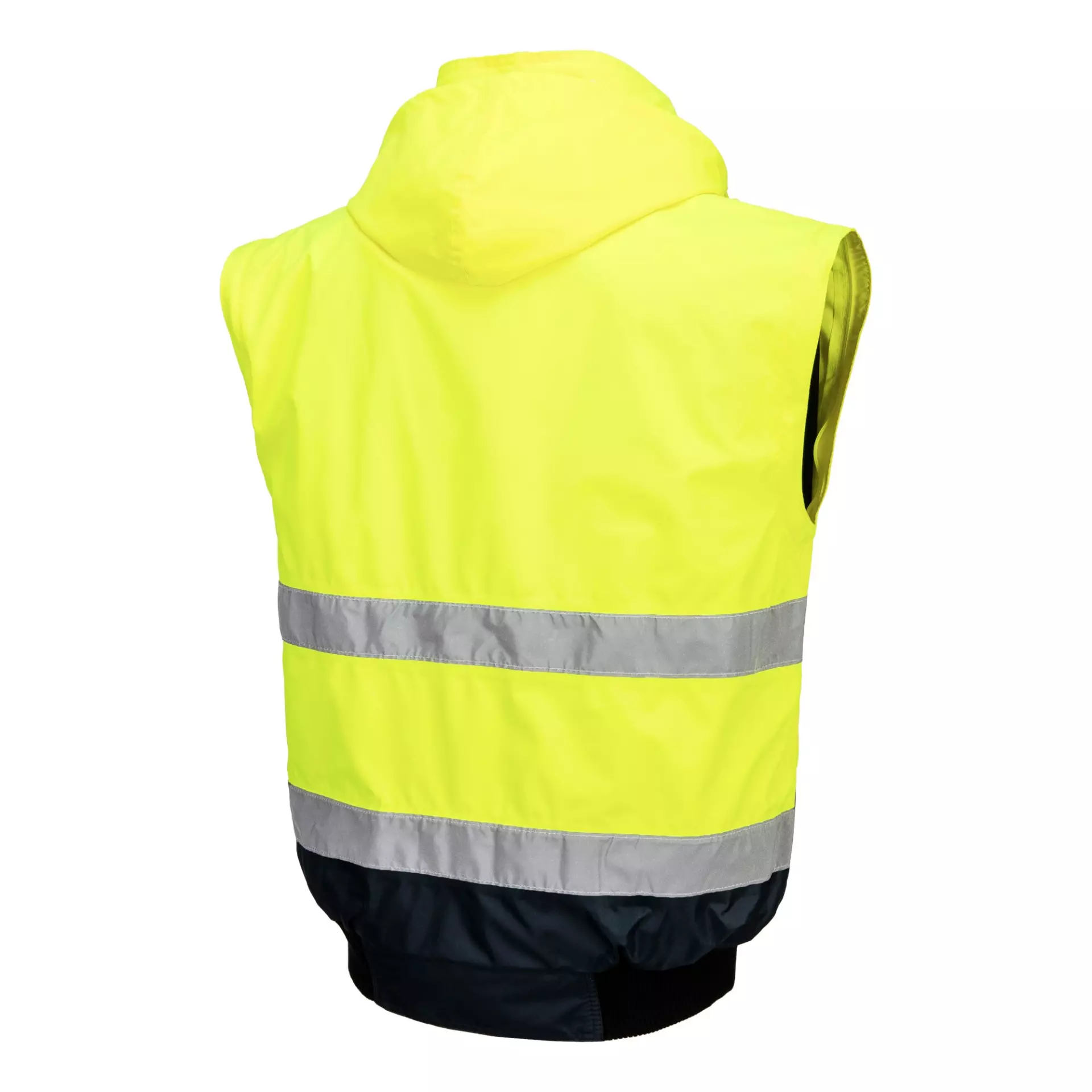 Portwest C465YNR, Hi-Vis 3-in-1 Contrast Bomber Jacket, Yellow/Navy, image 4