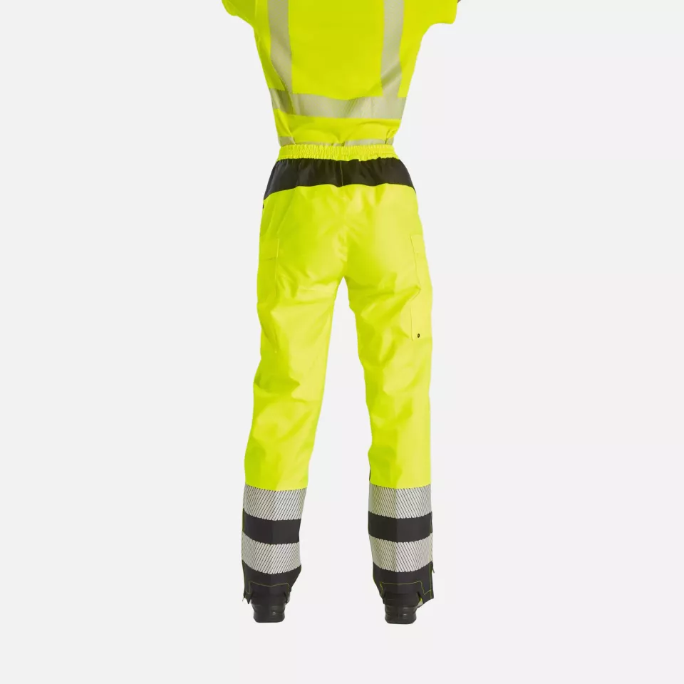 Portwest PW386YBR, PW3 Hi-Vis Women's Rain Trousers, Yellow/Black, image 6, gallery thumbnail