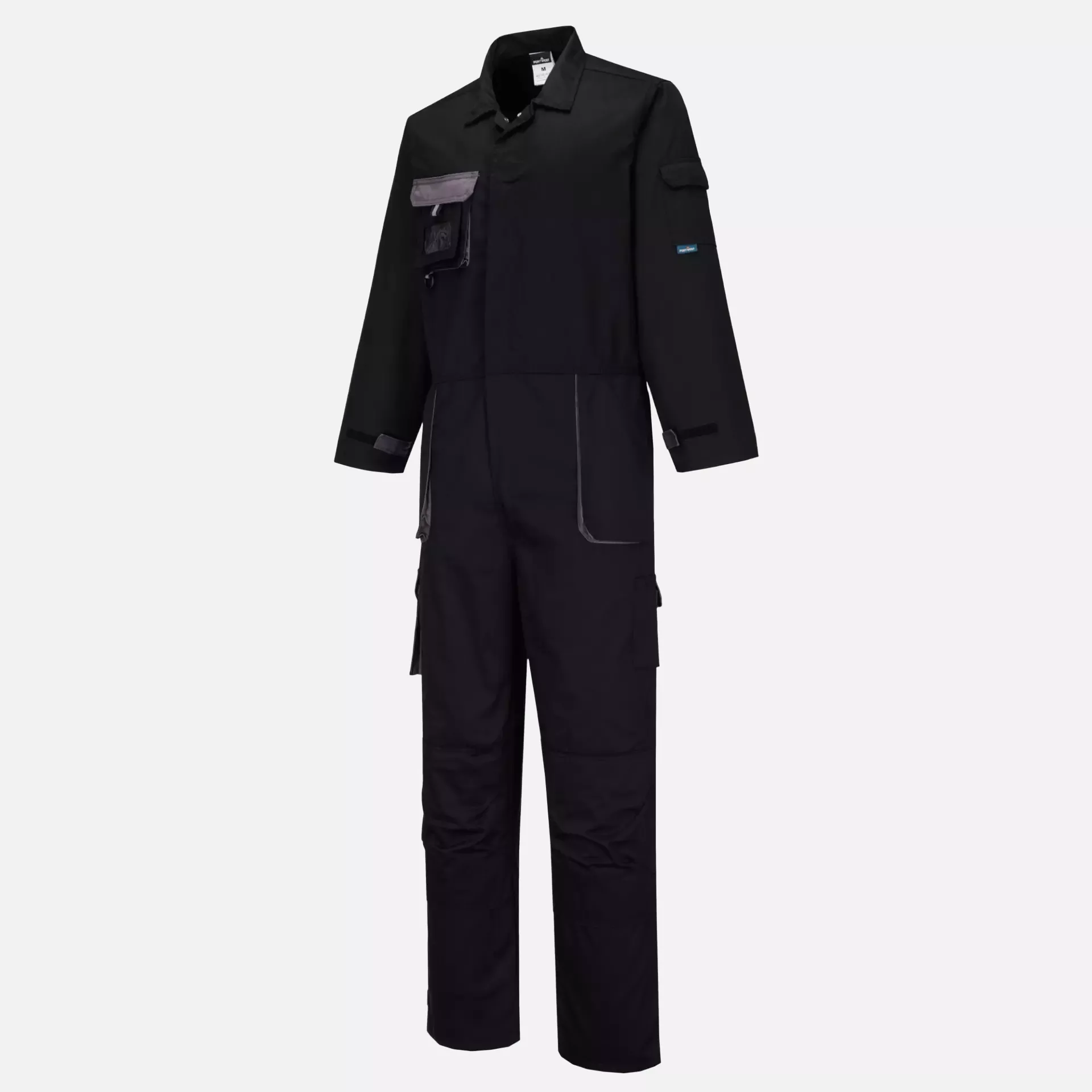 Portwest TX15BKR, Texo Contrast Coverall, Black, image 4