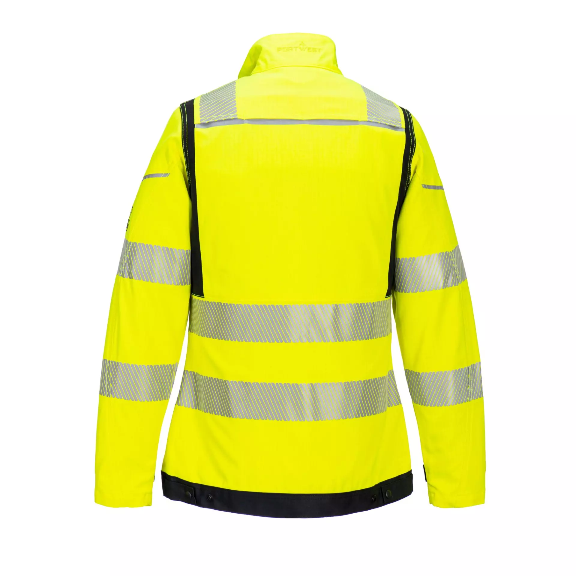 Portwest FR715YBR, PW3 FR Modaflame Hi-Vis Women's Work Jacket, Yellow/Black, image 2