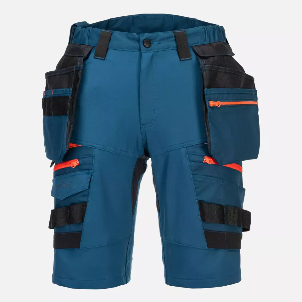 Portwest DX444MBR, DX4 Shorts mit abnehmbaren Holstertaschen, Metroblau, image 1, gallery thumbnail