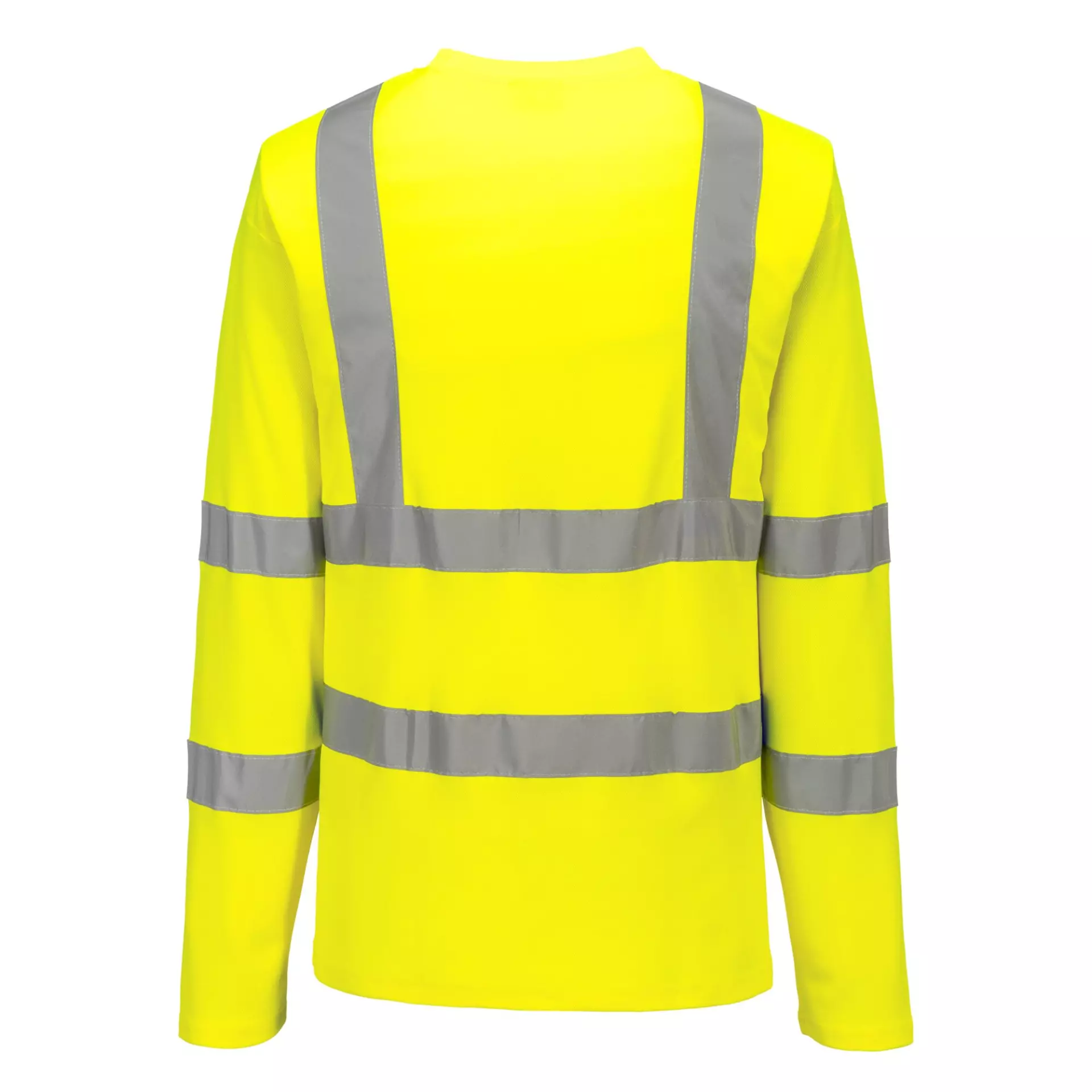 Portwest S278YER, Hi-Vis Cotton Comfort T-Shirt L/S, Yellow, image 2