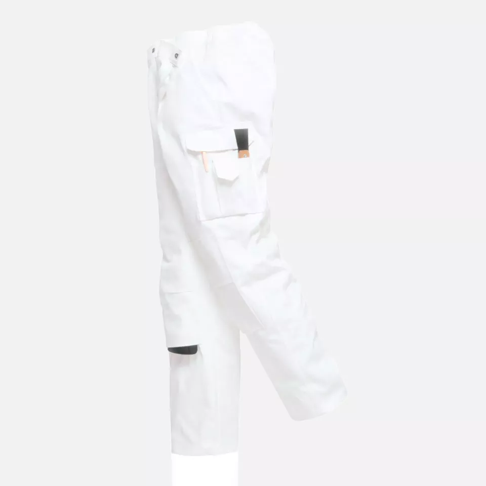 Portwest S817WHR, Painters Trousers, White, image 2, gallery thumbnail