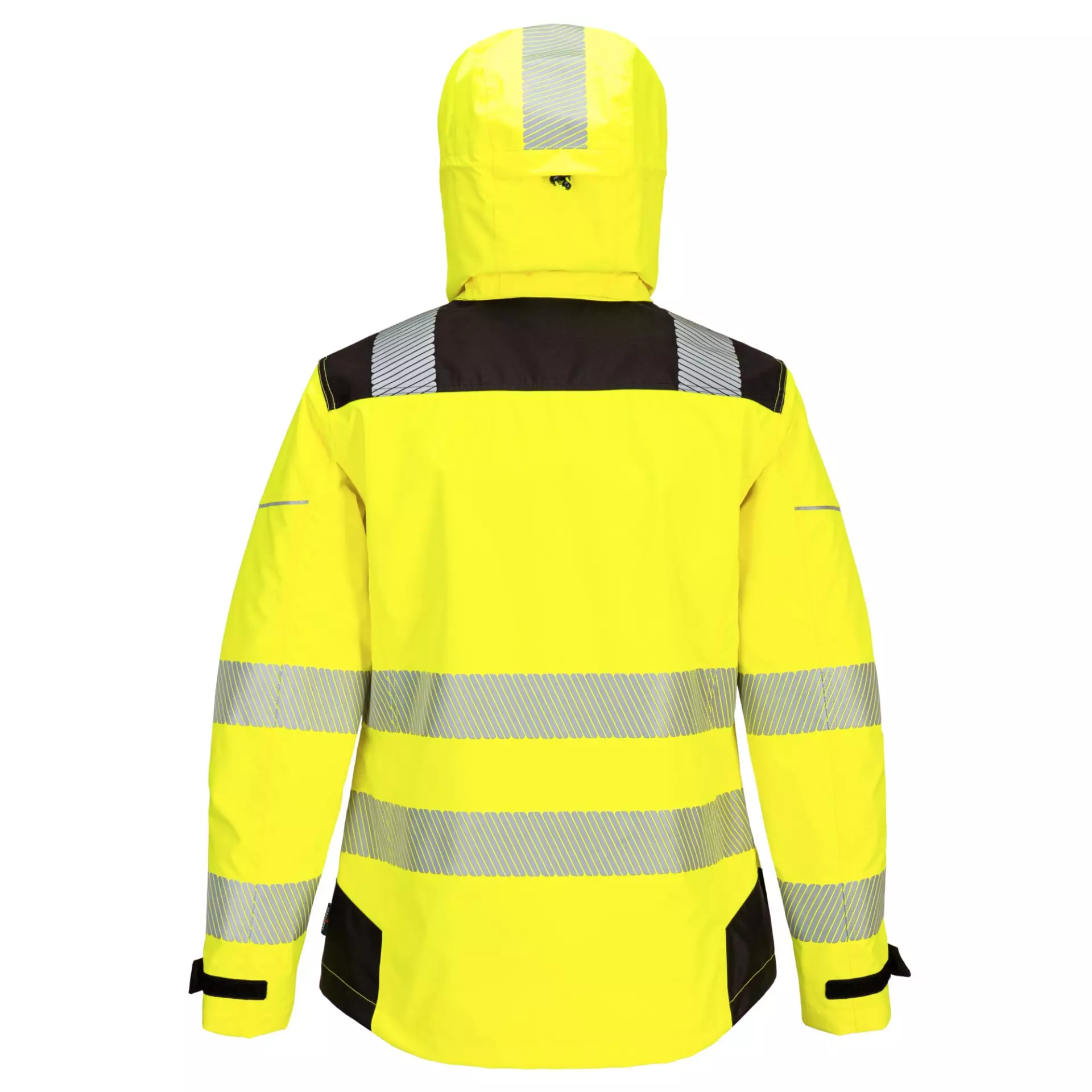 Portwest PW389YBR, PW3 Hi-Vis Women's Rain Jacket, Yellow/Black, image 2