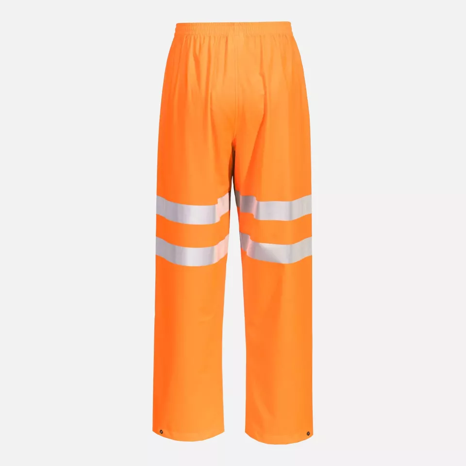 Portwest RT51ORR, Sealtex Ultra Hi-Vis Rain Trousers, Orange, image 2, gallery thumbnail