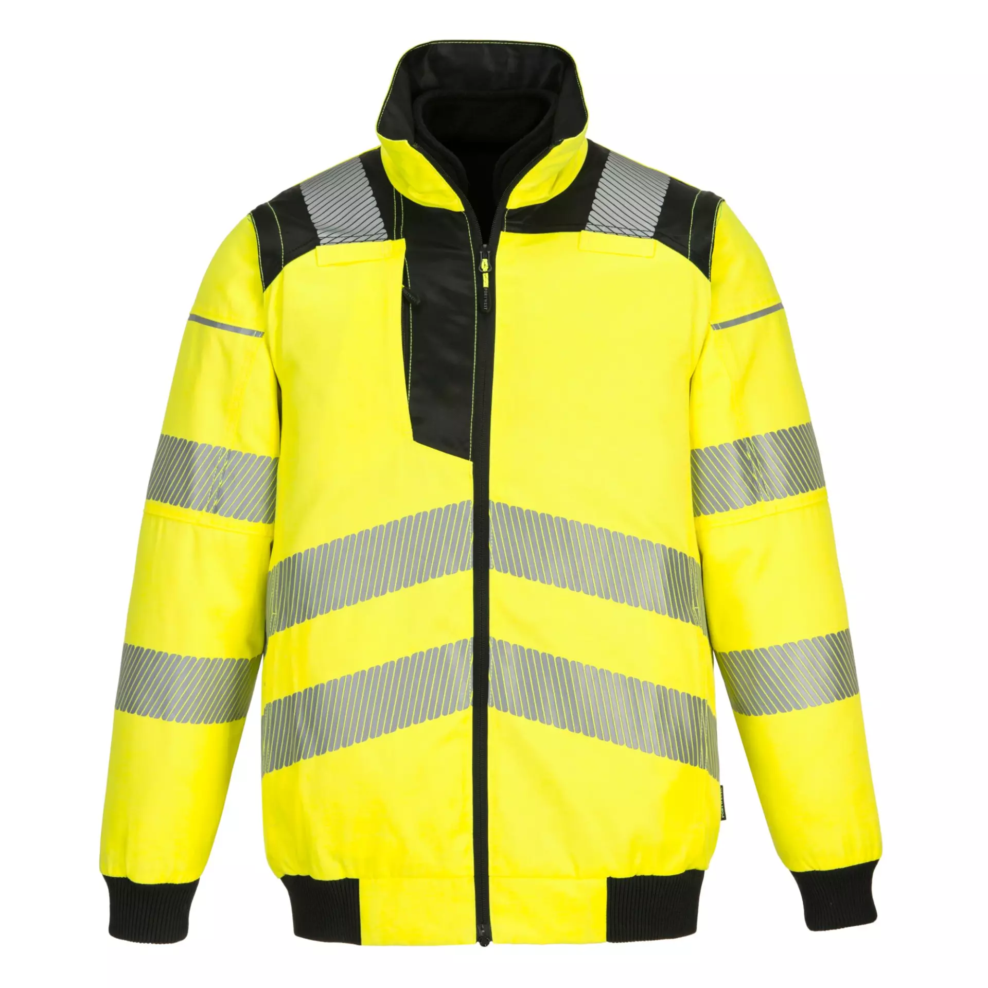 Portwest PW302YBR, PW3 Hi-Vis 3-in-1 Pilot Jacket, Yellow/Black, image 1