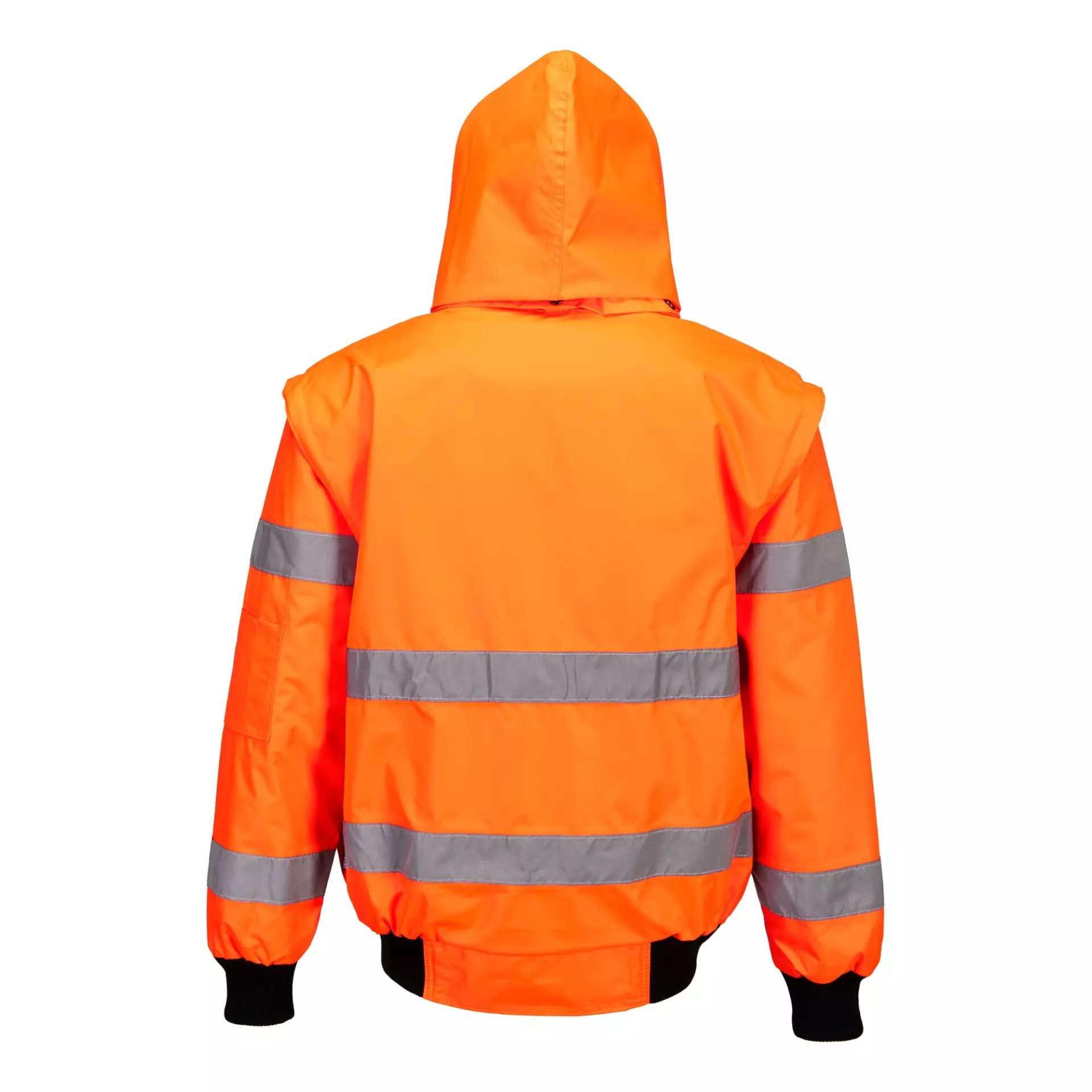 Portwest C467ORR, Hi-Vis 3-in-1 Bomber Jacket, Orange, image 2