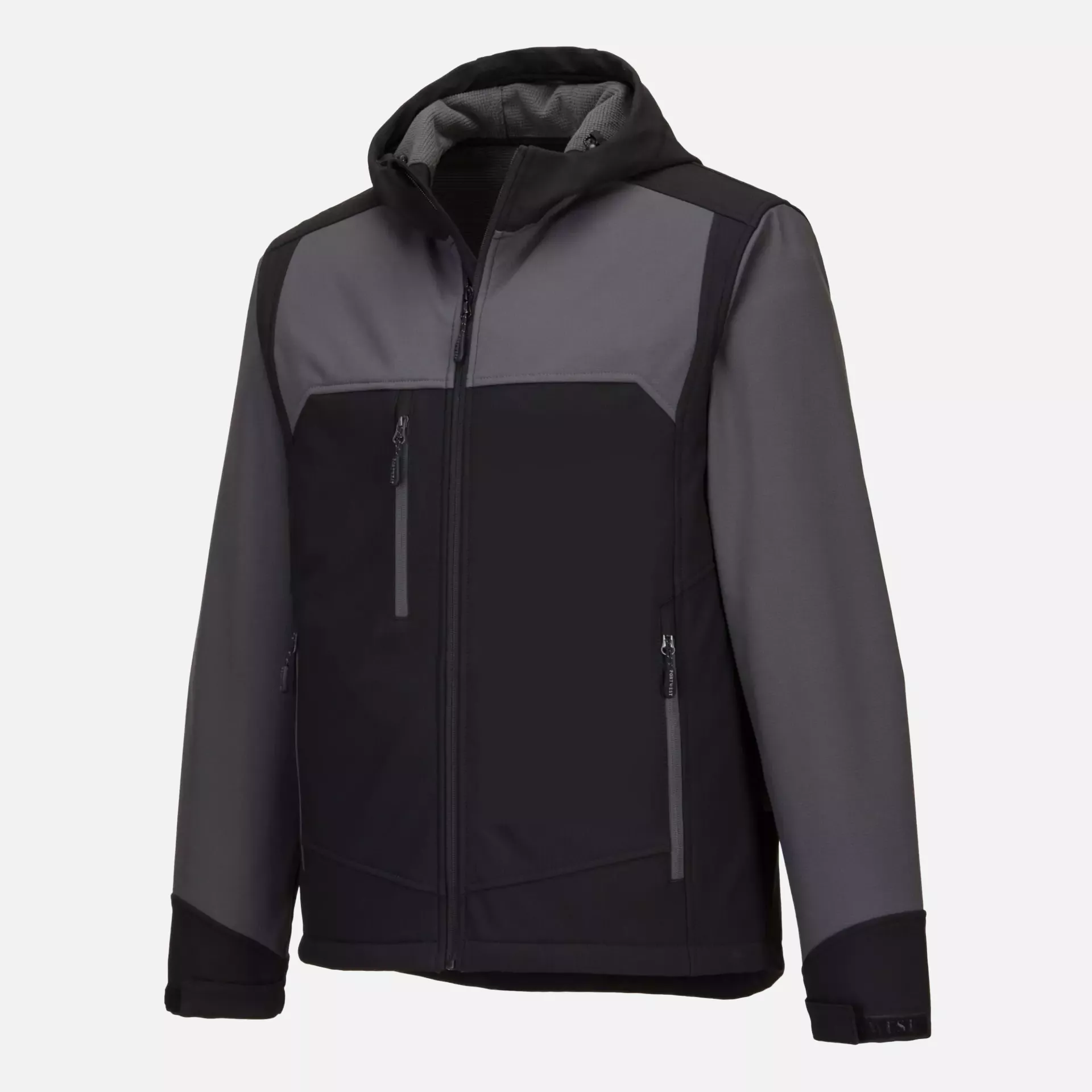 Portwest KX362BGY, KX3 Hooded Softshell (3L), Black/Grey, image 4