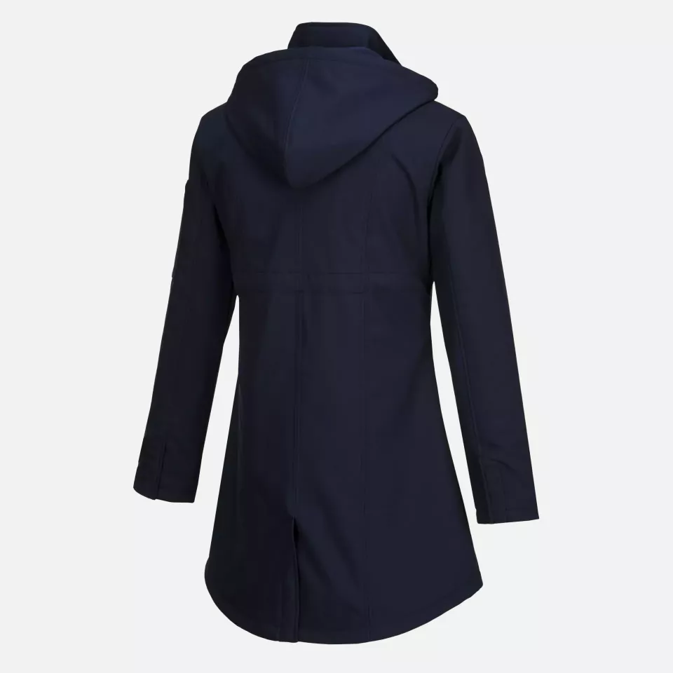 Portwest TK42NAR, Carla Women's Hooded Softshell Jacket (3L), Navy, image 3, gallery thumbnail