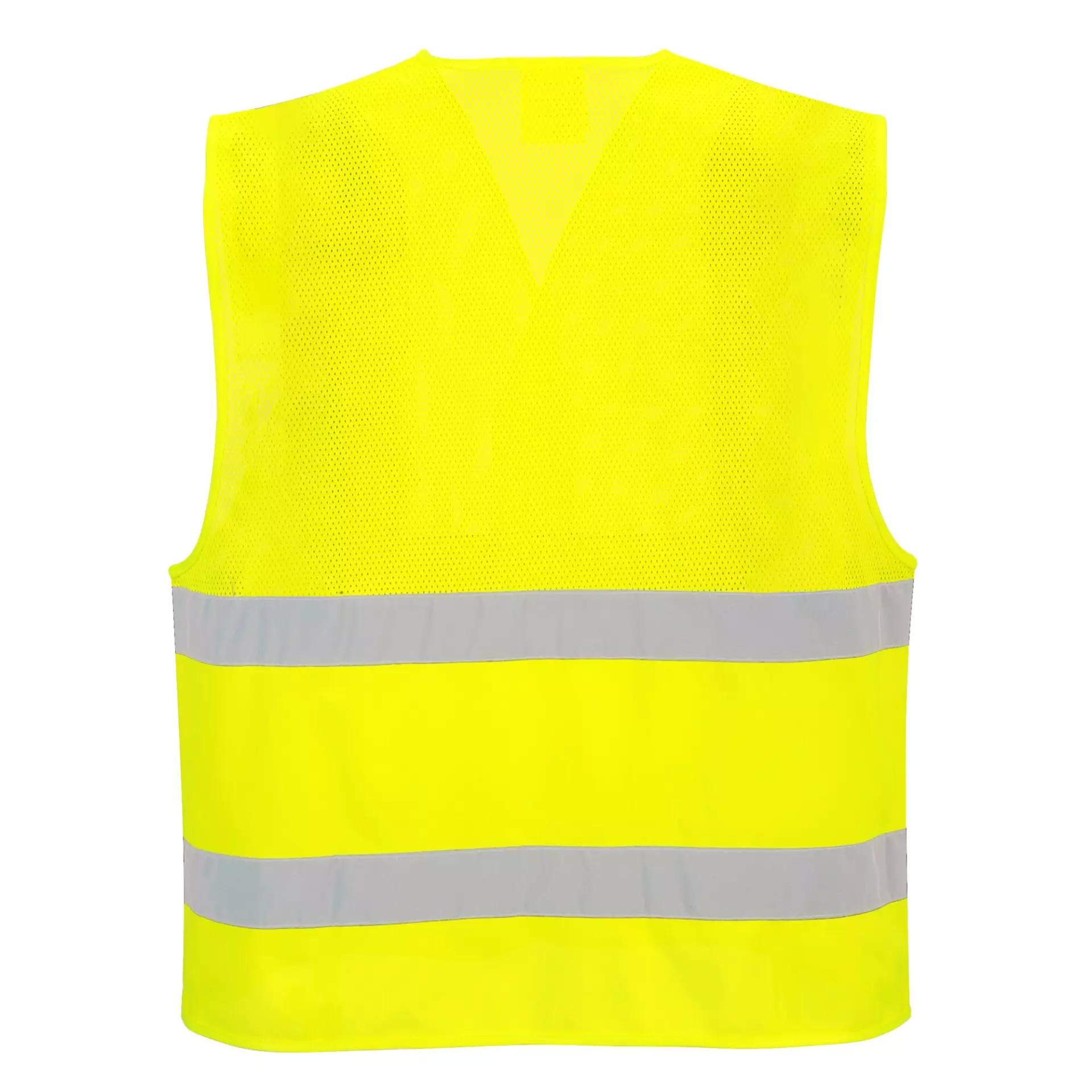 Portwest C494YER, Hi-Vis Half Mesh Two Band Vest, Yellow, image 3