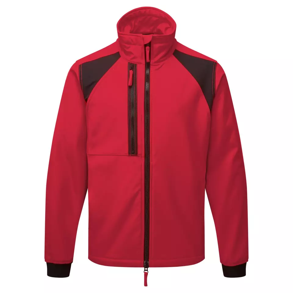Portwest CD870DRR, WX2 Eco Softshell (2L), Deep Red, image 1, gallery thumbnail