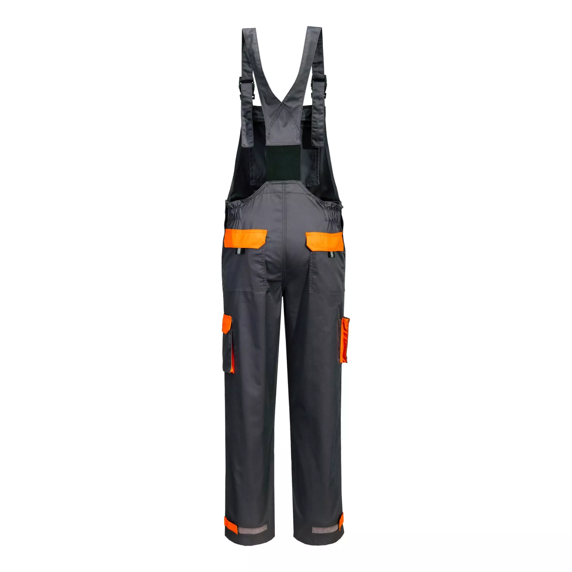 Portwest TX12GRR, Texo Contrast Bib and Brace, Grey, image 2