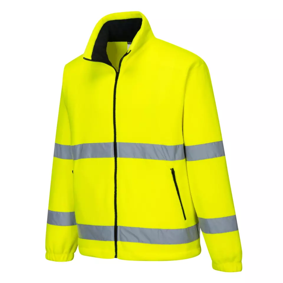 Portwest F250YER, Hi-Vis Essential Fleece, Yellow, image 3, gallery thumbnail