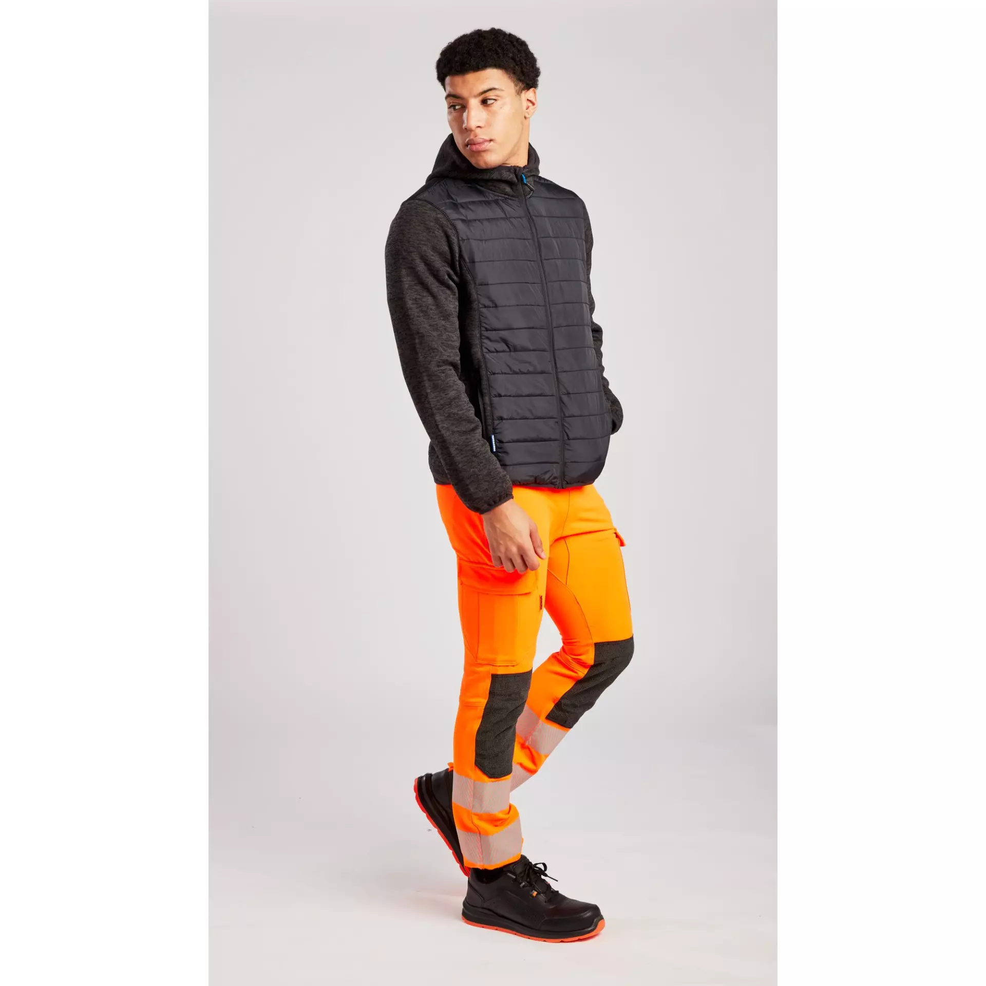 Portwest T832GMR, KX3 Hybrid Baffle Jacket, Grey Marl, image 6