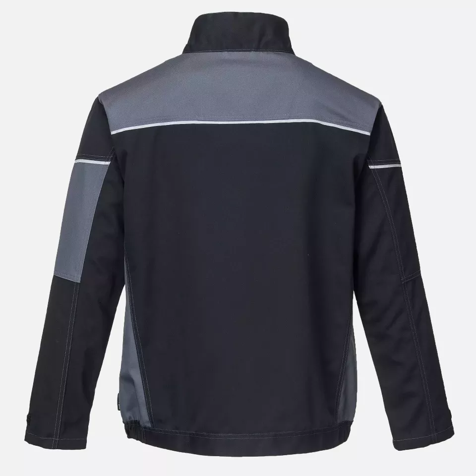 Portwest T603BZR, PW3 Work Jacket, Black/Zoom Grey, image 2, gallery thumbnail