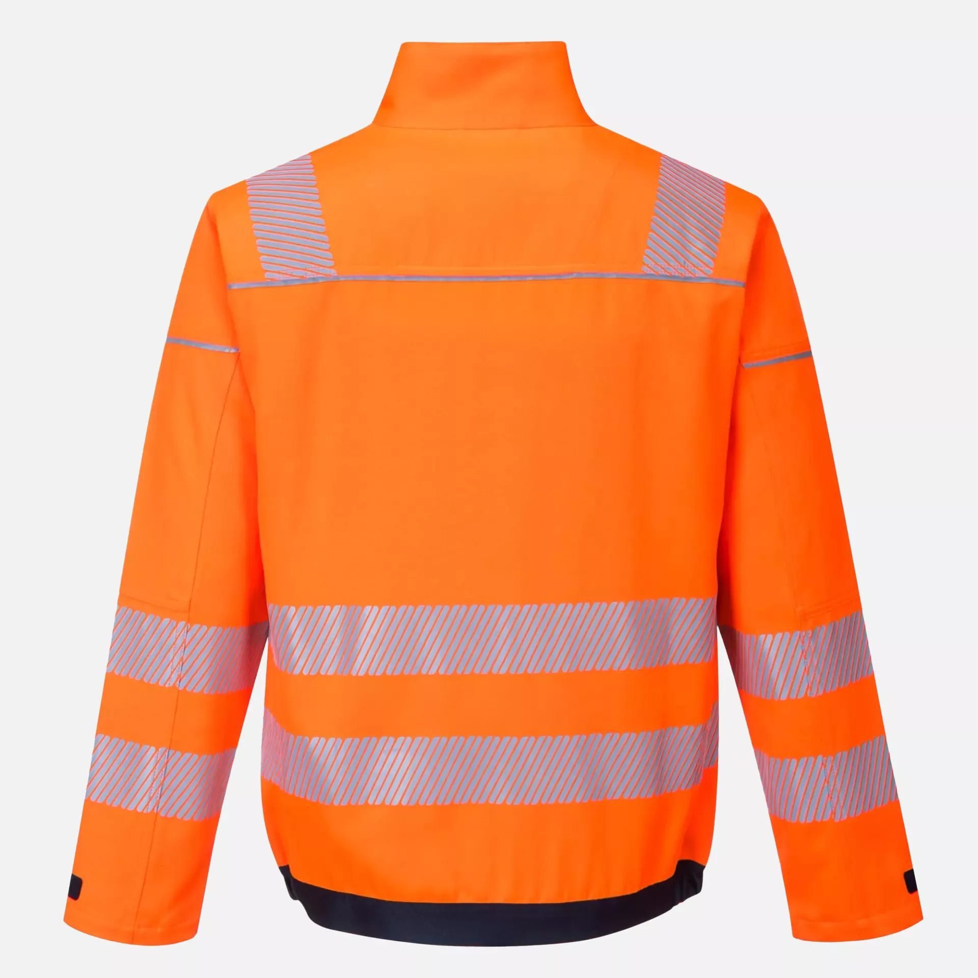 Portwest T500ONR, PW3 Hi-Vis Work Jacket, Orange/Navy, image 2