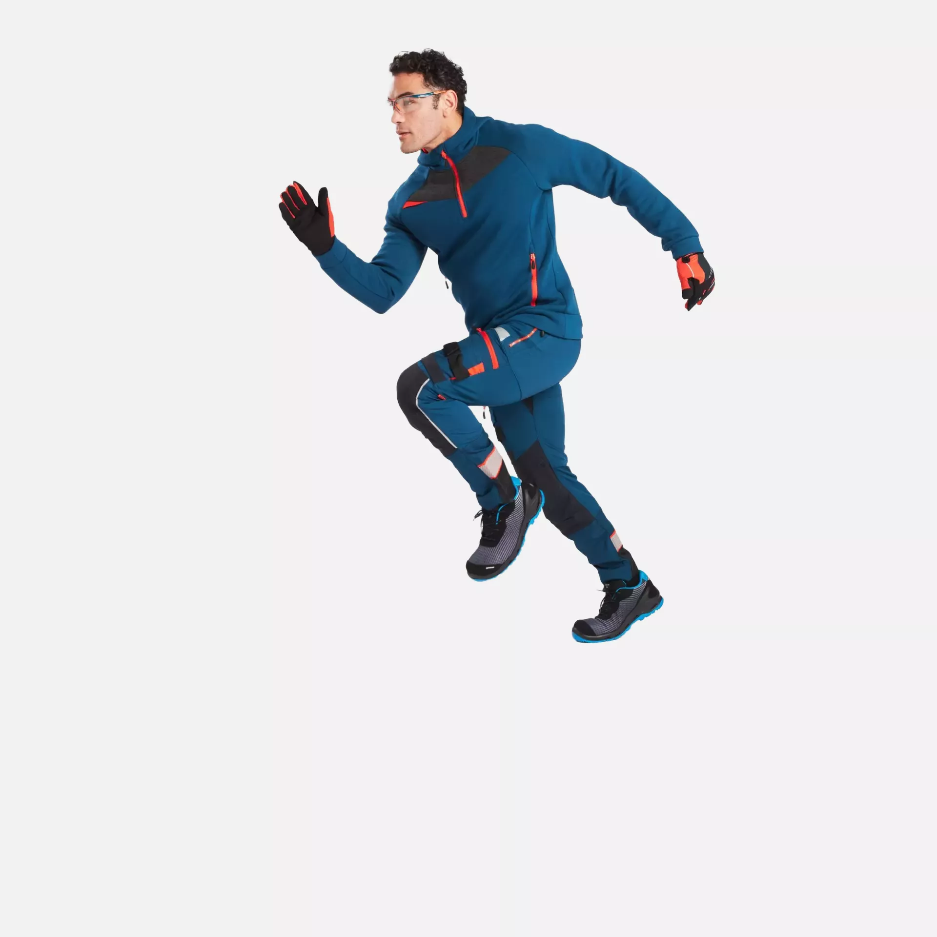 Portwest DX467MBR, DX4 Hoodie mit kurzem Reißverschluss, Metro Blau, image 5