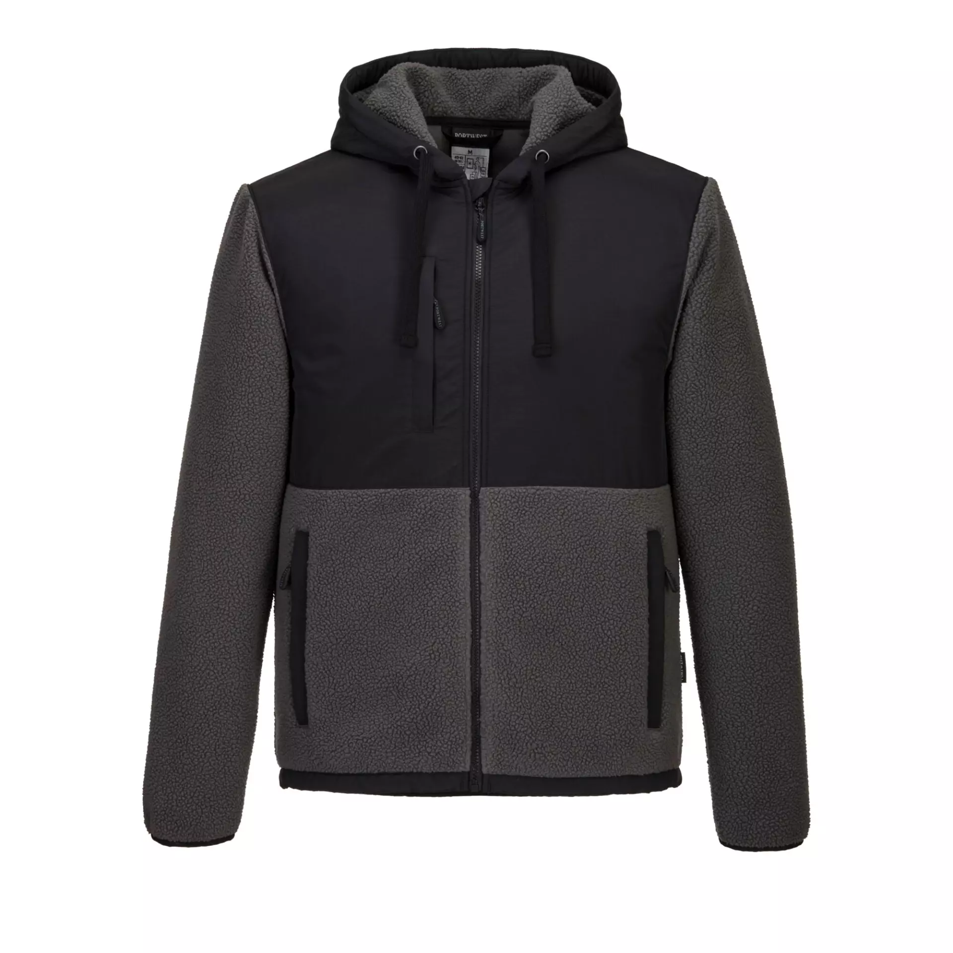 Portwest KX371BGY, KX3 Borg Fleece, Black/Grey
