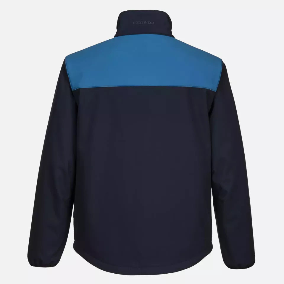 Portwest PW271NRR, PW2 Softshell (2L), Navy/Royal, image 2, gallery thumbnail