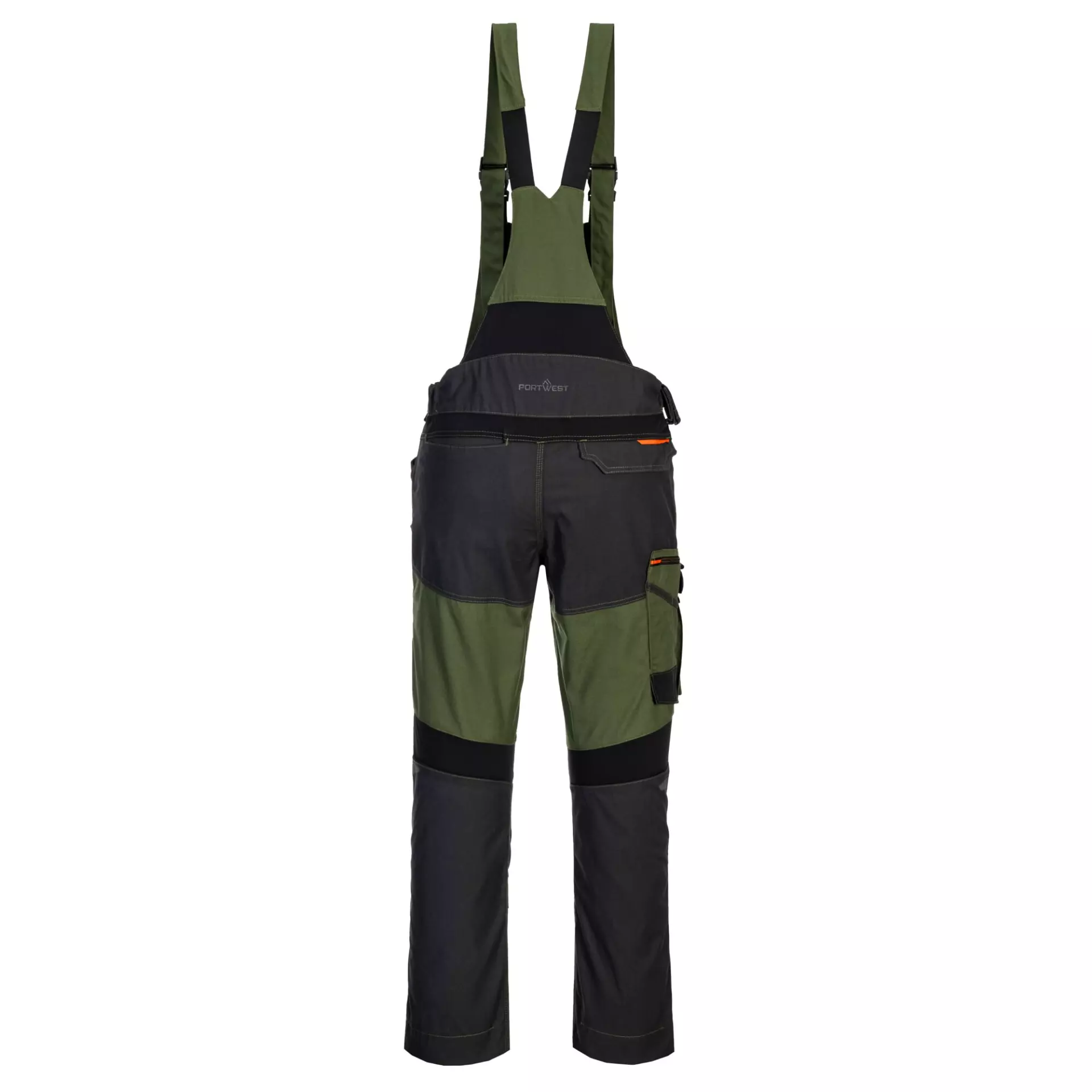 Portwest T704OGR, WX3 Bib and Brace, Olive Green, image 1