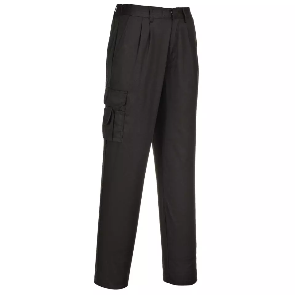 Portwest C099BKT, Women's Combat Trousers, Black Tall, image 2, gallery thumbnail