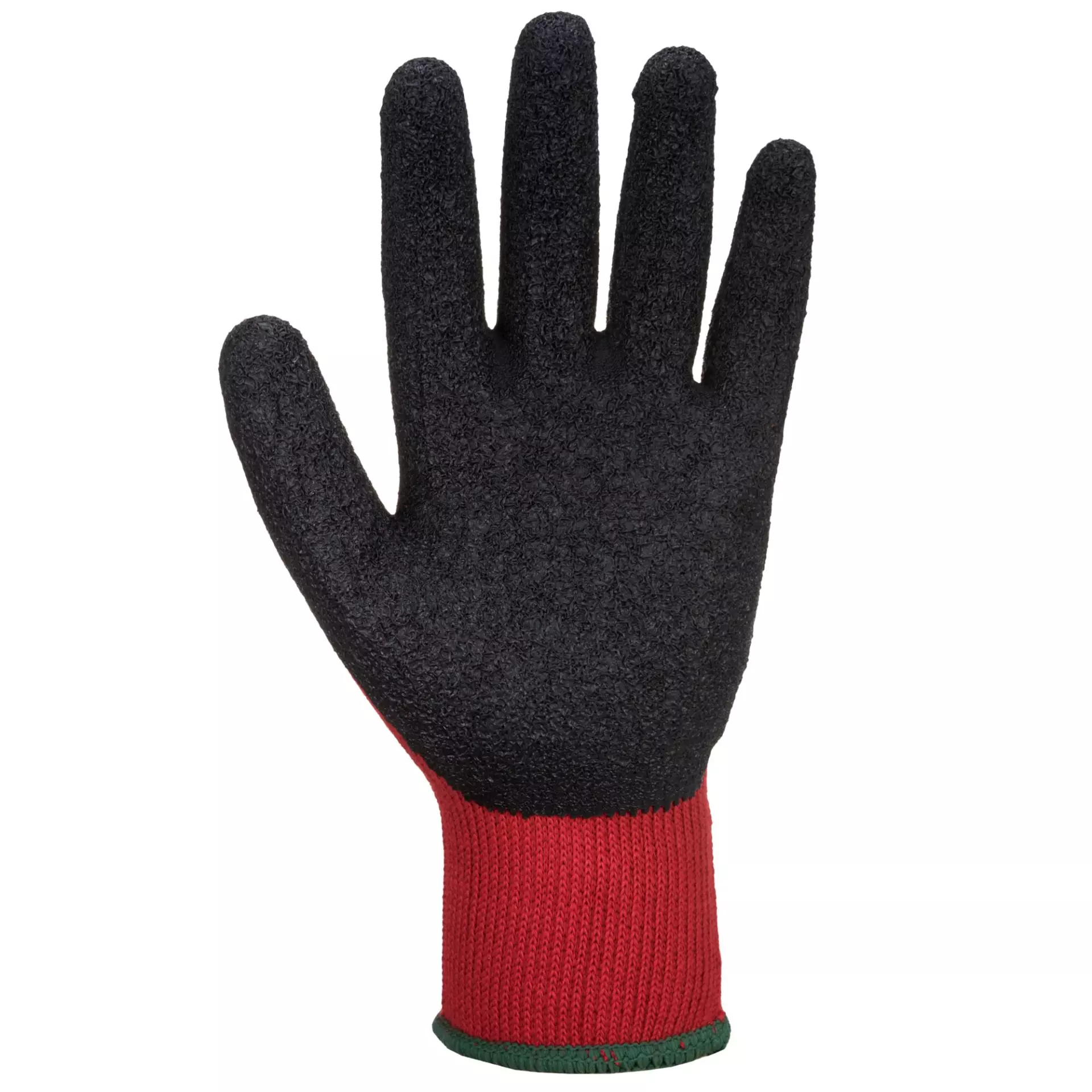 Portwest A100R8R, Grip Glove - Latex, Red/Black, image 2