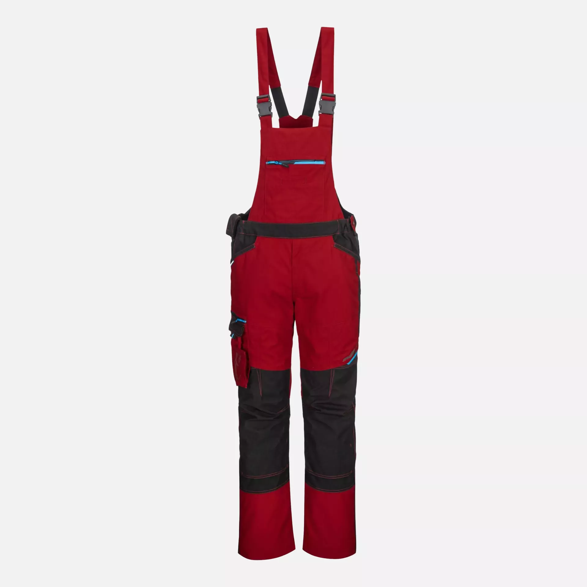 Portwest T704DRR, WX3 Bib and Brace, Deep Red, image 2