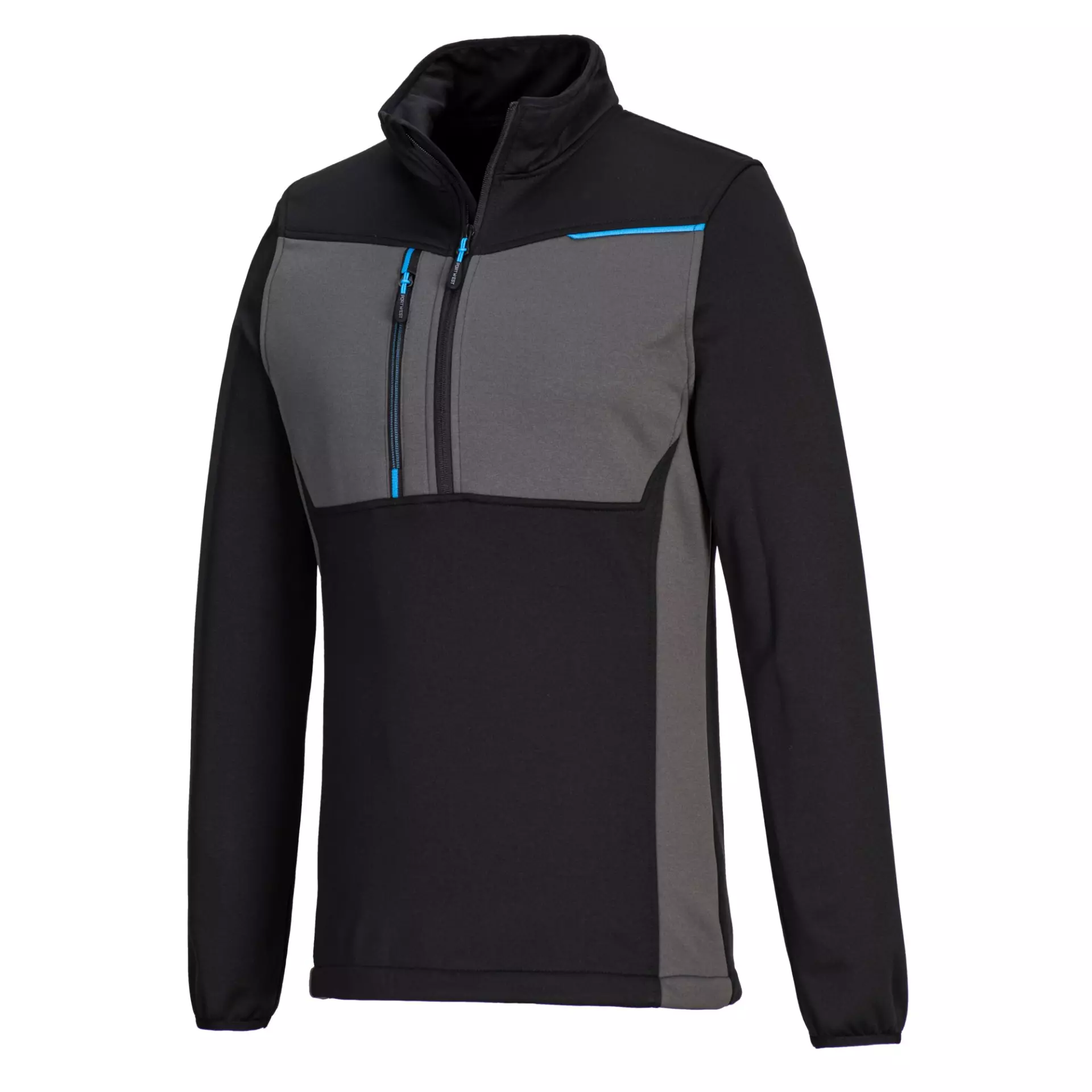 Portwest T755BKR, WX3 Half Zip Tech Fleece, Black, image 4