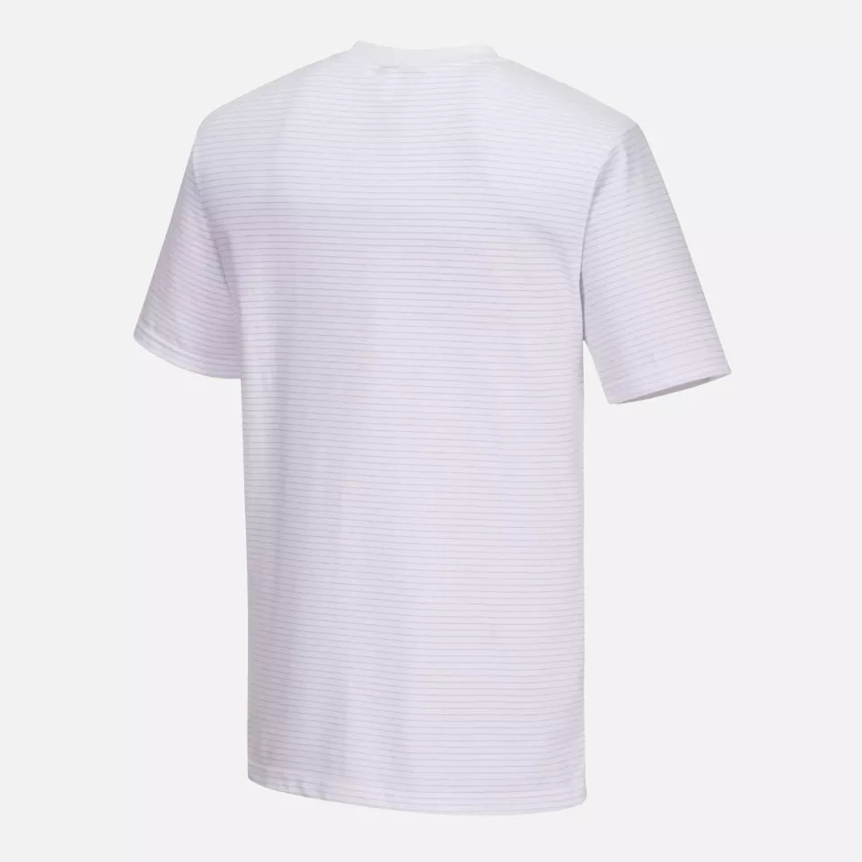 Portwest AS20WHR, Anti-Static ESD T-Shirt S/S, White, image 4, gallery thumbnail
