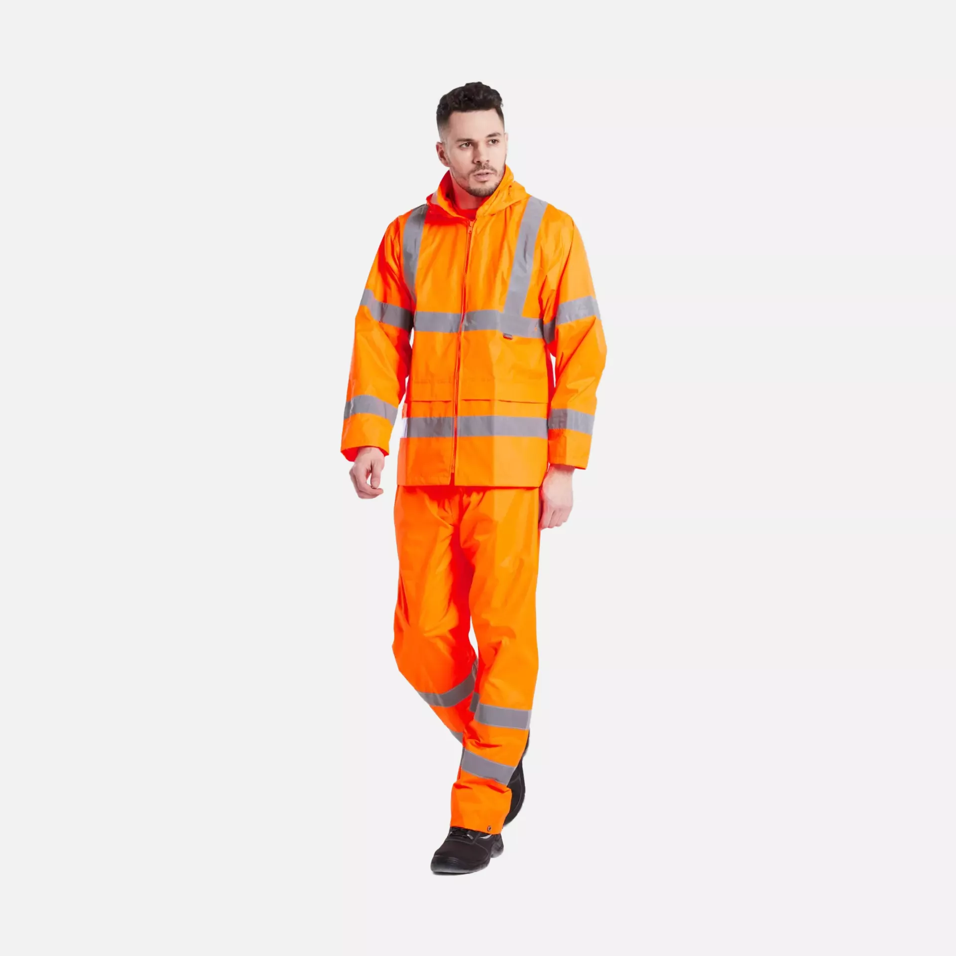 Portwest H440ORR, Hi-Vis Rain Jacket, Orange, image 6