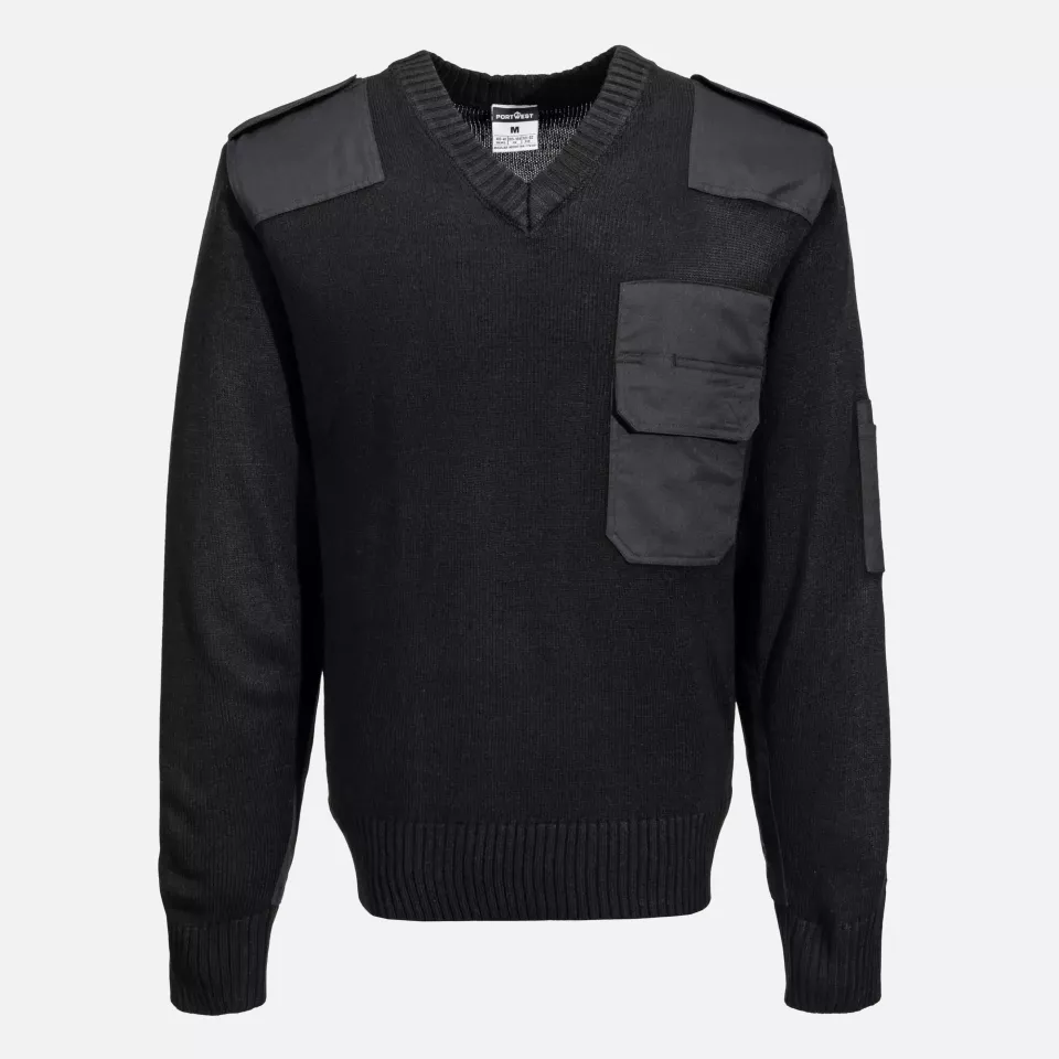 Portwest B310BKR, Nato Sweater, Black, image 1, gallery thumbnail