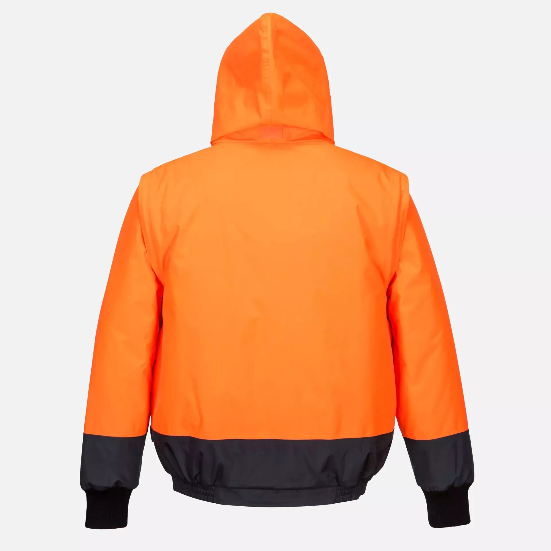 Portwest C464ONR, Hi-Vis 2-in-1 Contrast Essential Lite Bomber Jacket, Orange/Navy, image 3