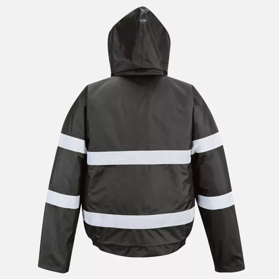 Portwest S434BKR, Iona Winter Bomber Jacket, Black, image 2, gallery thumbnail