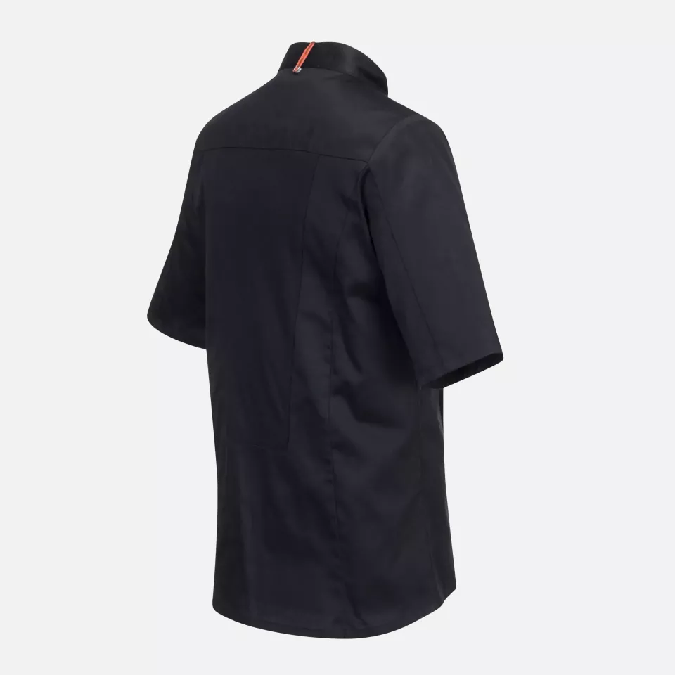 Portwest C738BKR, Chef's MeshAir Pro Jacket S/S, Black, image 2, gallery thumbnail