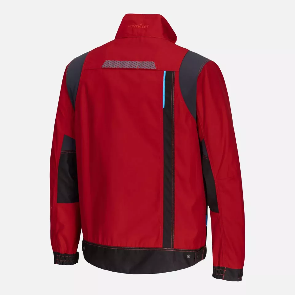 Portwest T703DRR, WX3 Work Jacket, Deep Red, image 3, gallery thumbnail