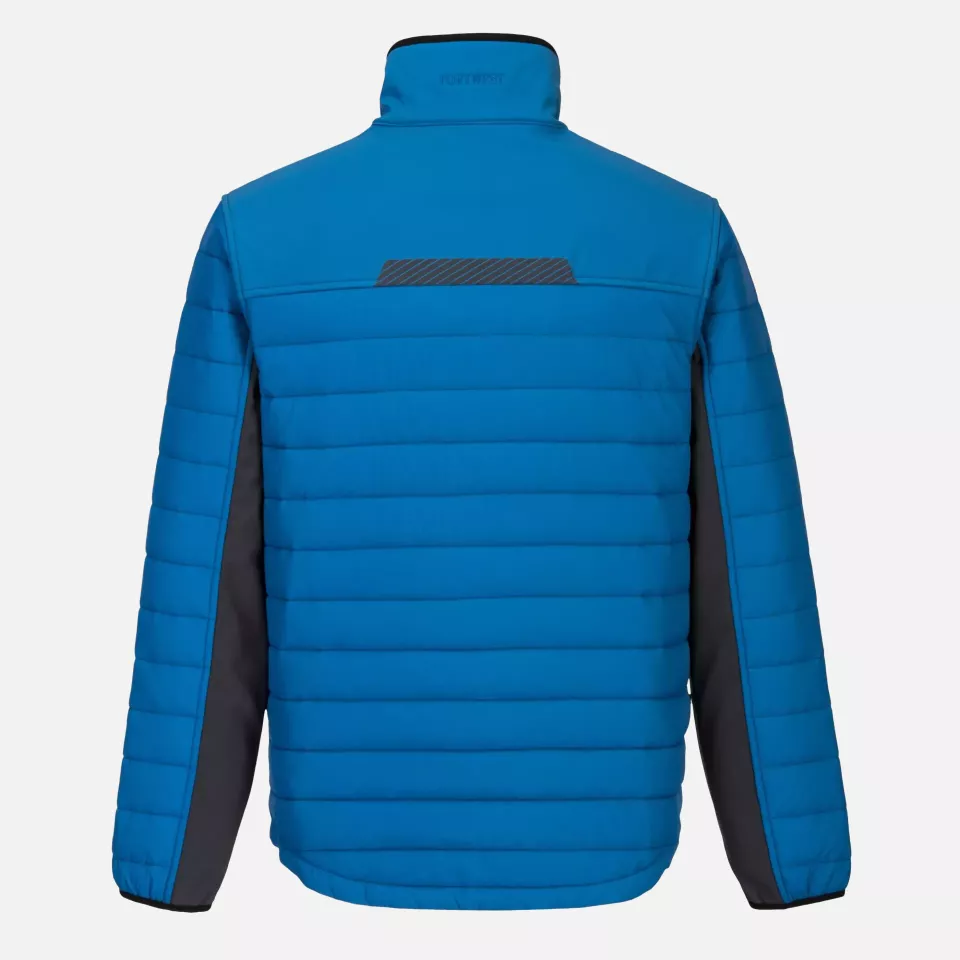 Portwest T752PBR, WX3 Hybrid Baffle Jacket, Persian Blue, image 2, gallery thumbnail