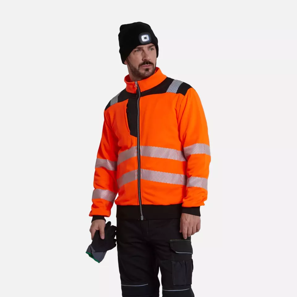 Portwest T402OBR, PW3 Hi-Vis Softshell (3L), Orange/Black, image 6, gallery thumbnail