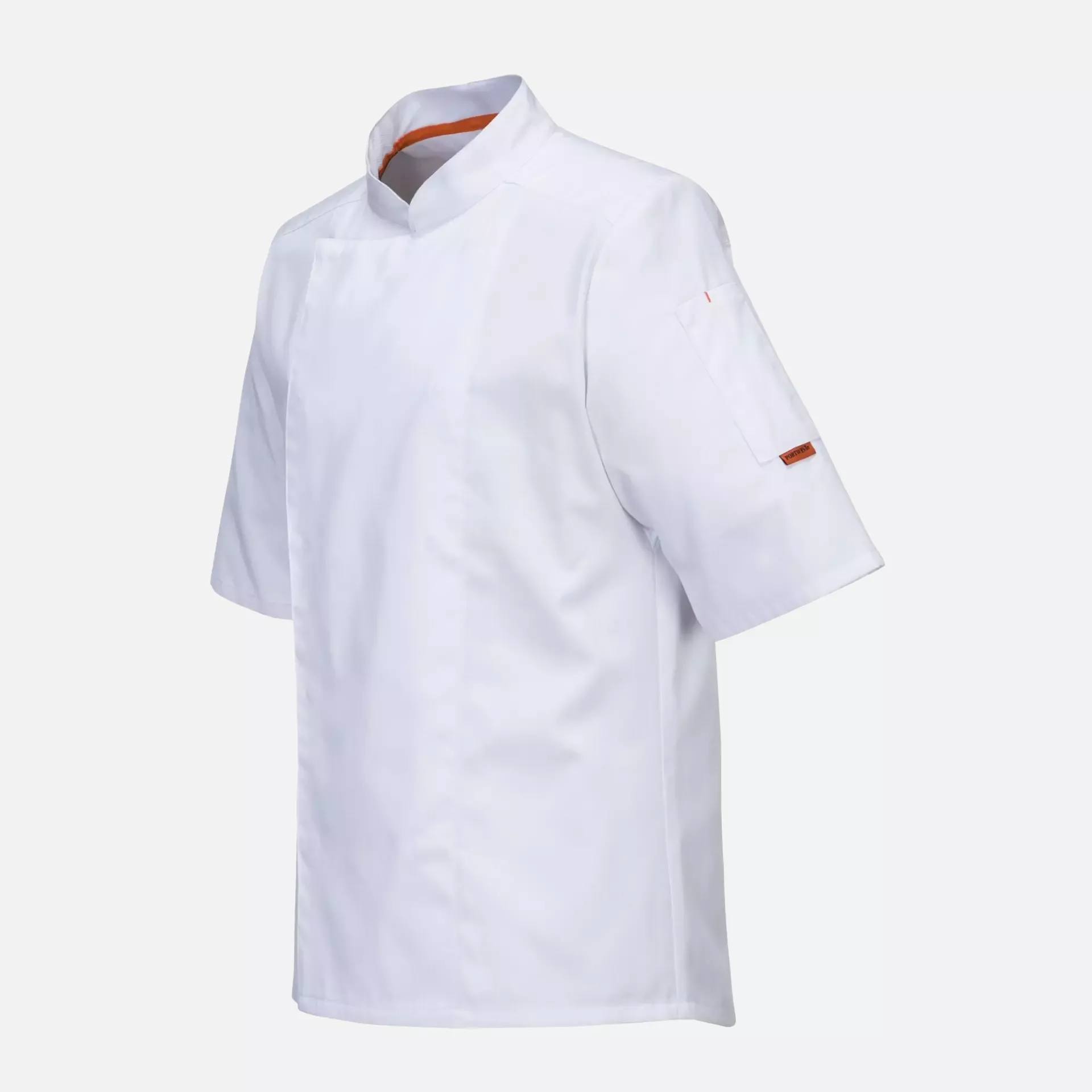 Portwest C746WHR, Chef's MeshAir Pro Stretch Jacket S/S, White, image 3