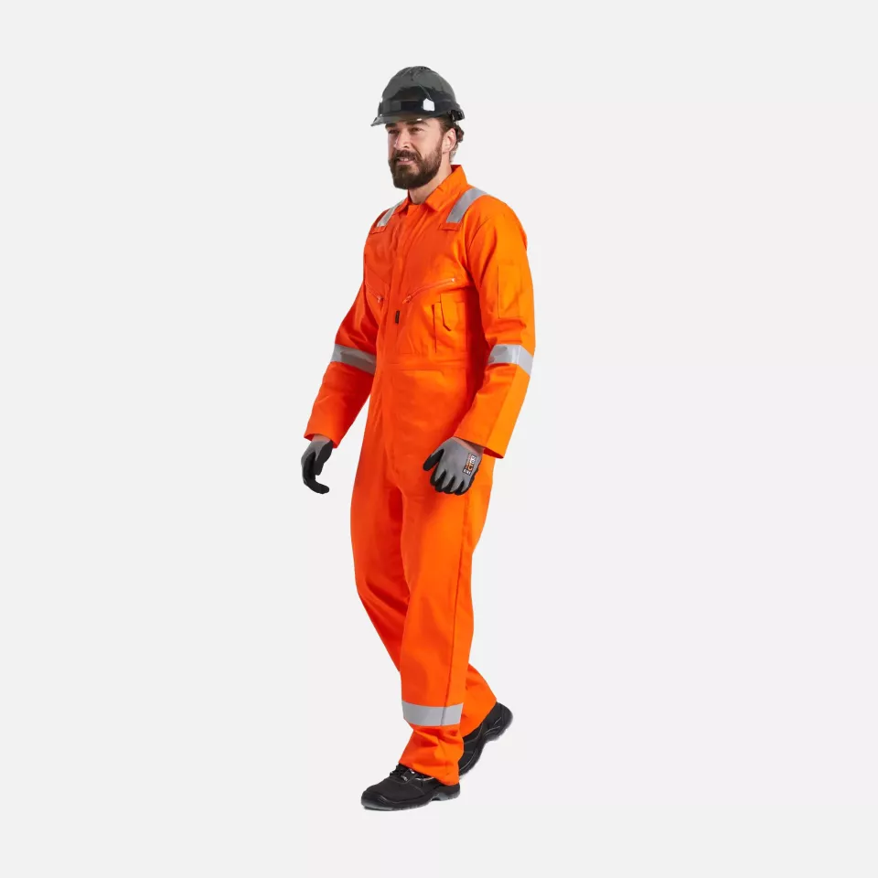 Portwest C814ORR, Iona Cotton Coverall, Orange, image 4, gallery thumbnail
