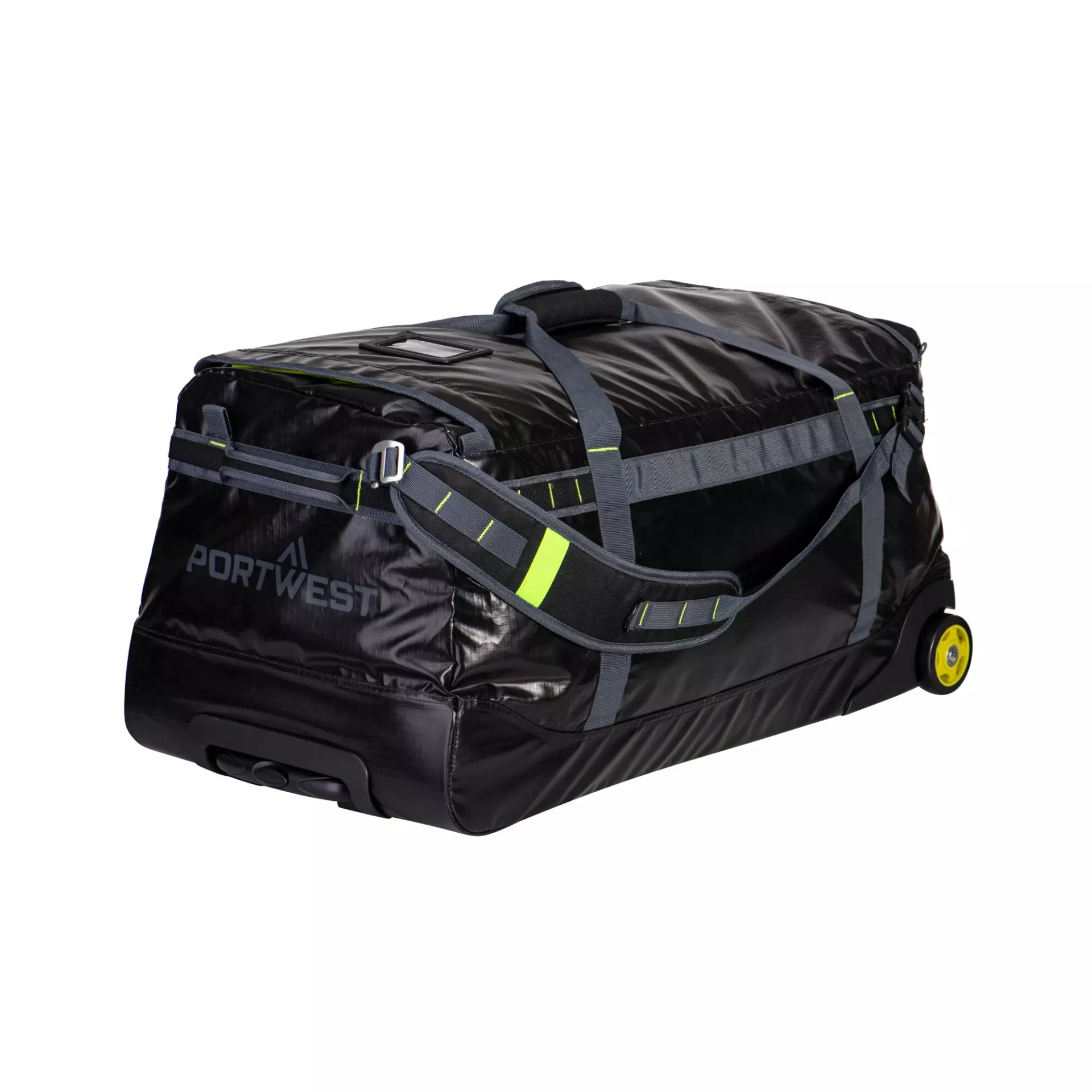 Portwest B951BKR, PW3 100L Water-resistant Duffle Trolley Bag, Black, image 1