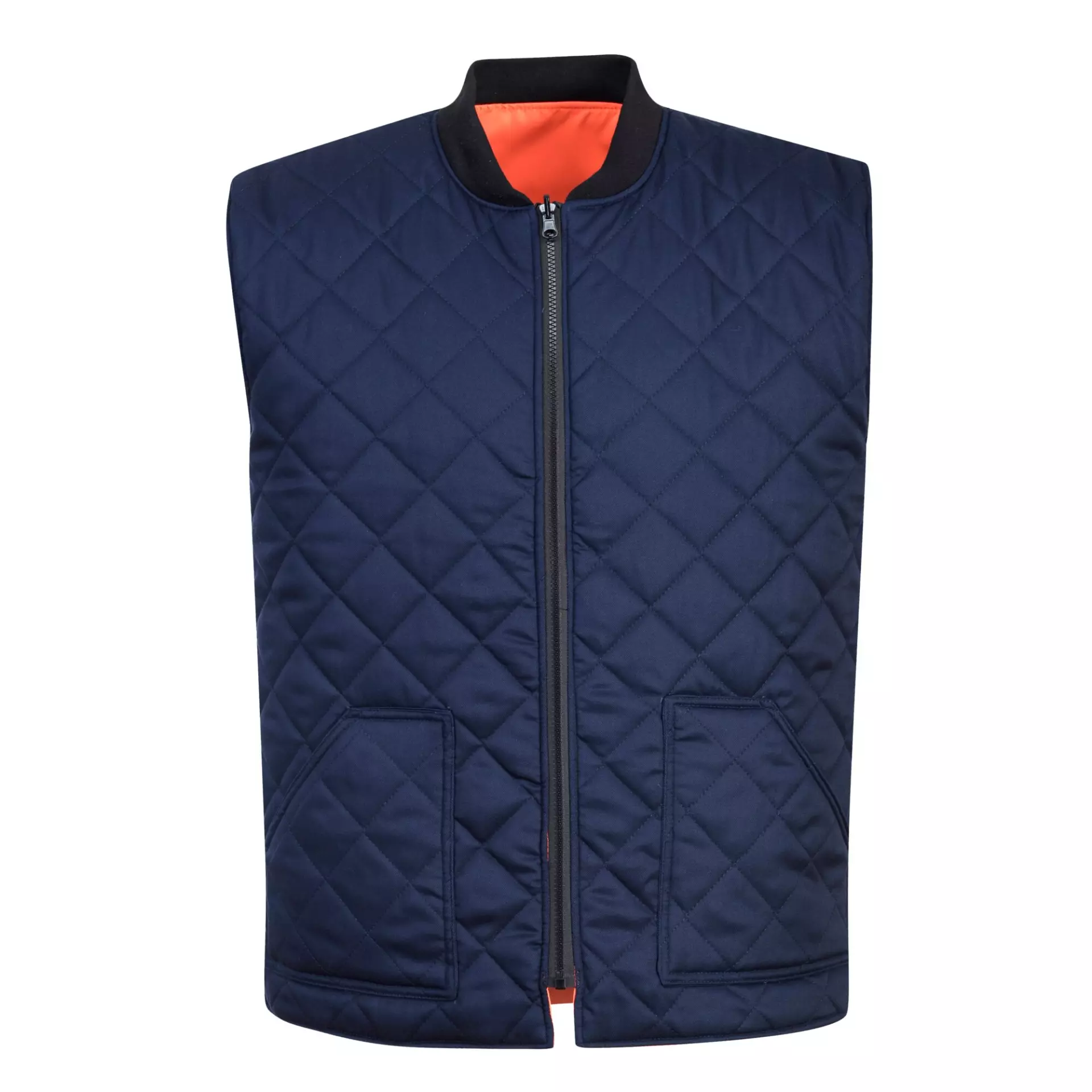 Portwest S469ORR, Hi-Vis Reversible Bodywarmer, Orange, image 3